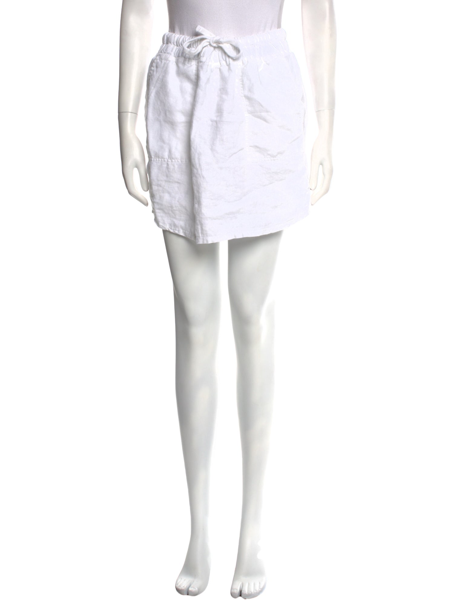James Perse Linen Mini Skirt