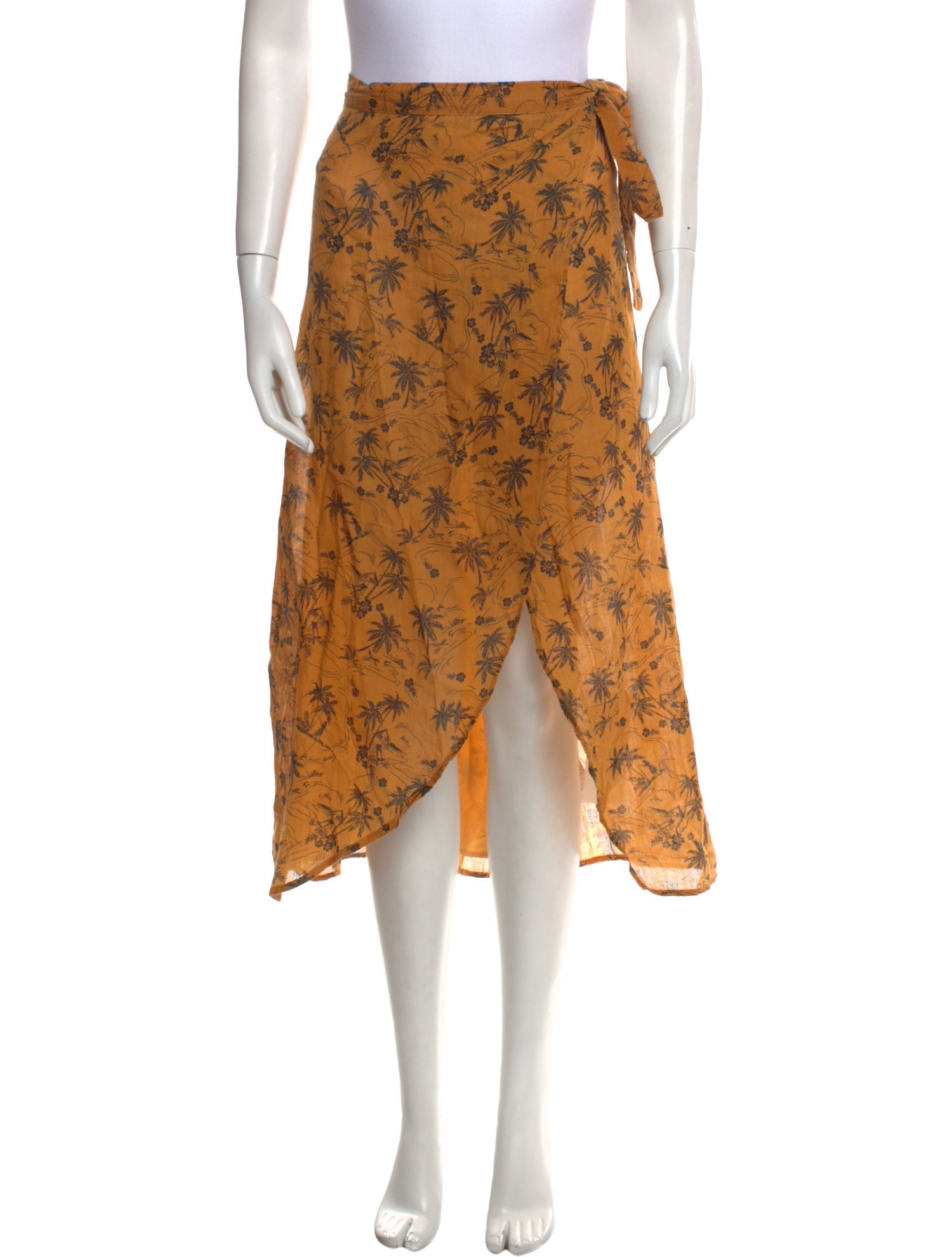 James Perse Printed Midi Length Skirt