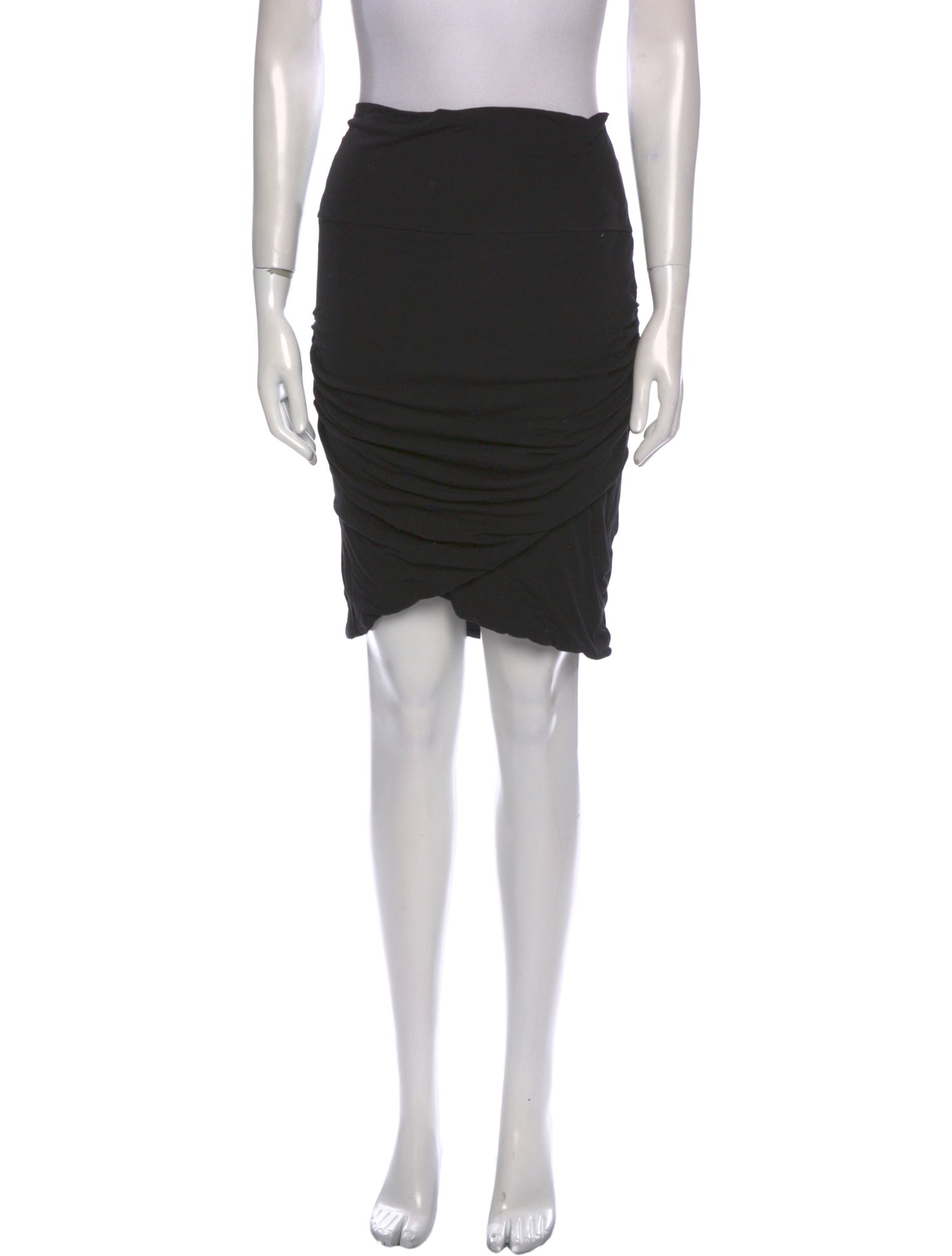 James Perse Ruffle Embellishment Mini Skirt