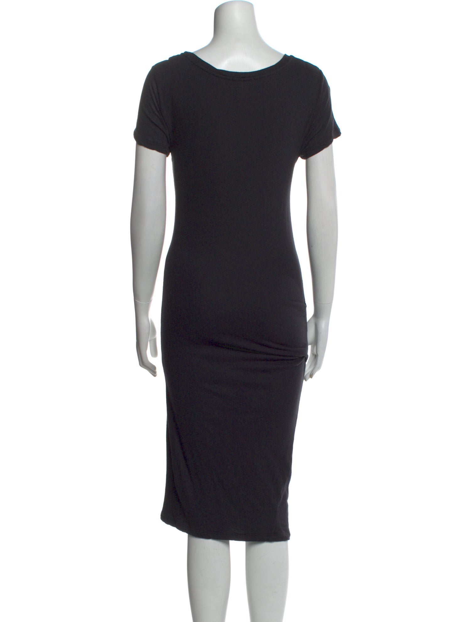 James Perse Scoop Neck Knee-Length Dress