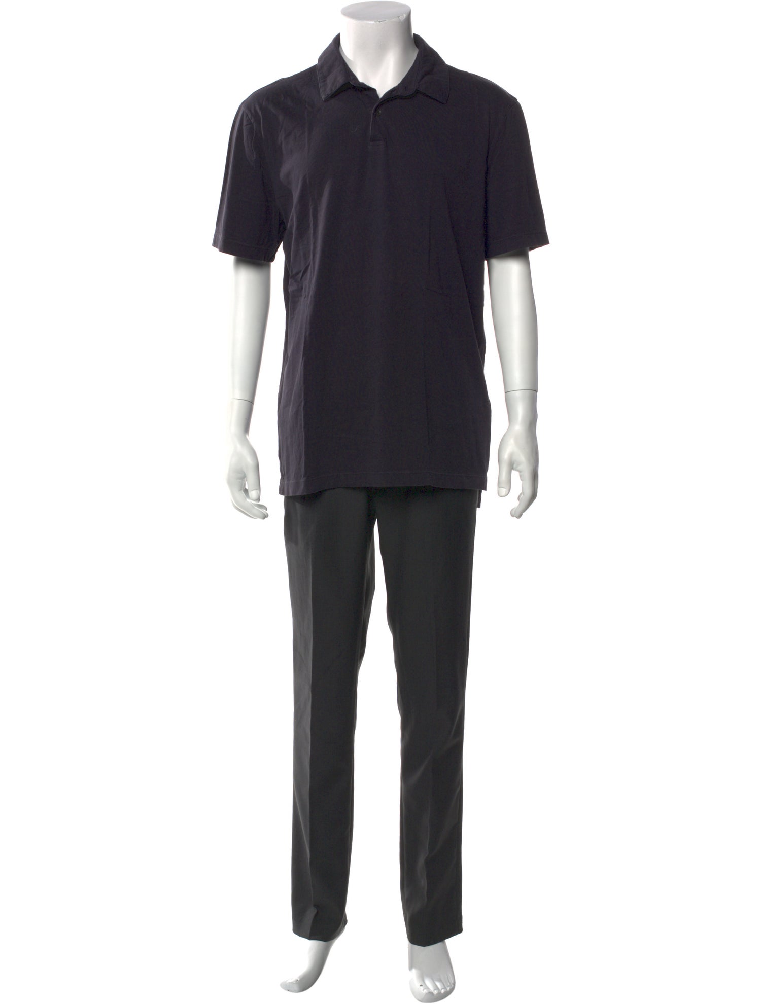 James Perse Collar Short Sleeve Polo Shirt
