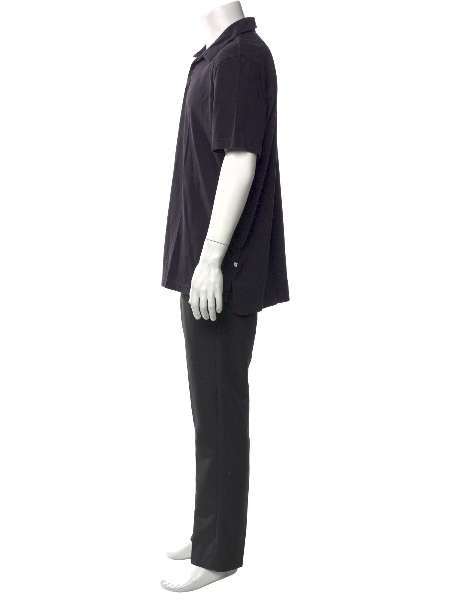 James Perse Collar Short Sleeve Polo Shirt