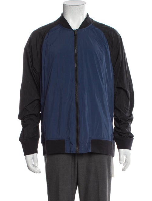 James Perse Colorblock Pattern Windbreaker