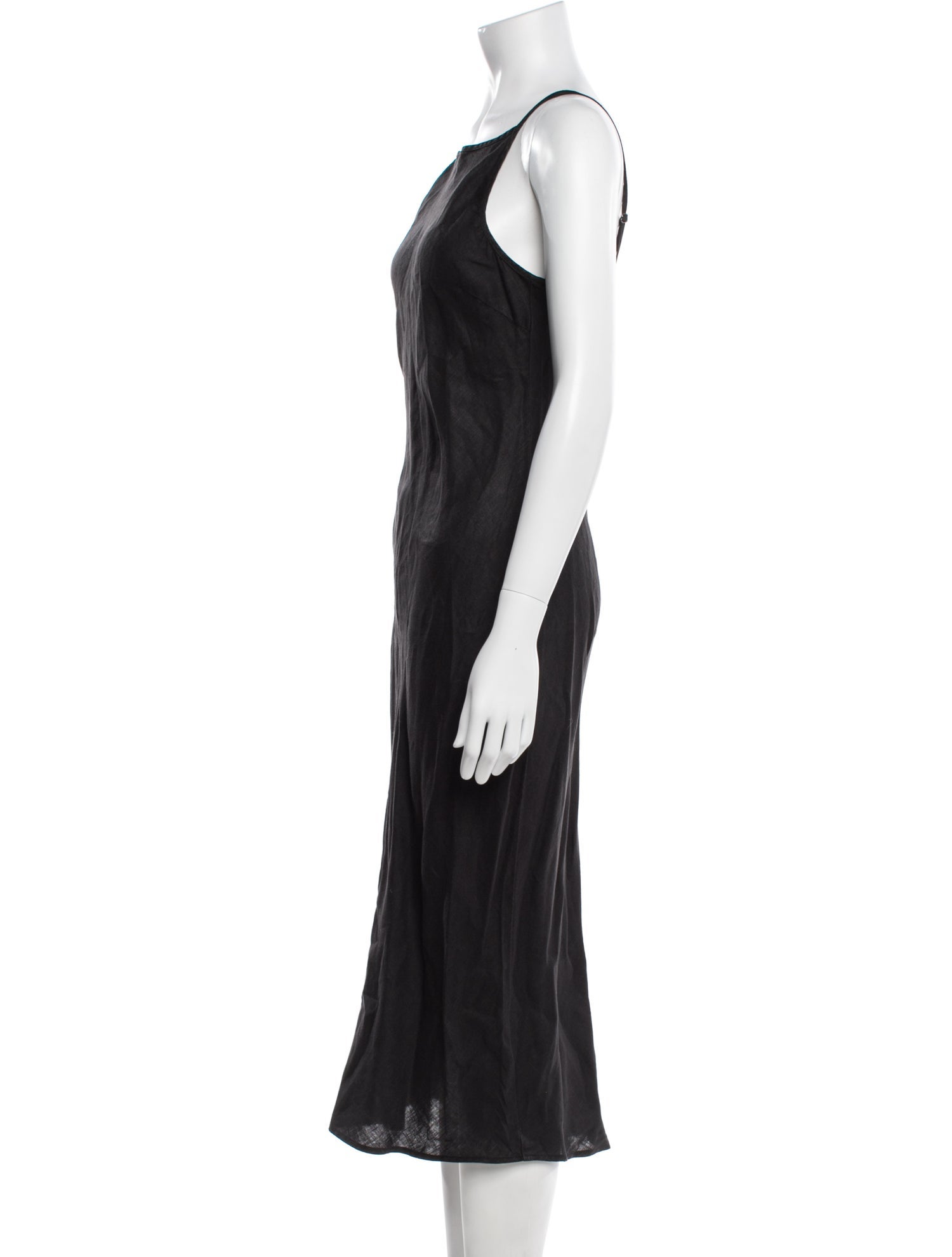 James Perse Linen Midi Length Dress