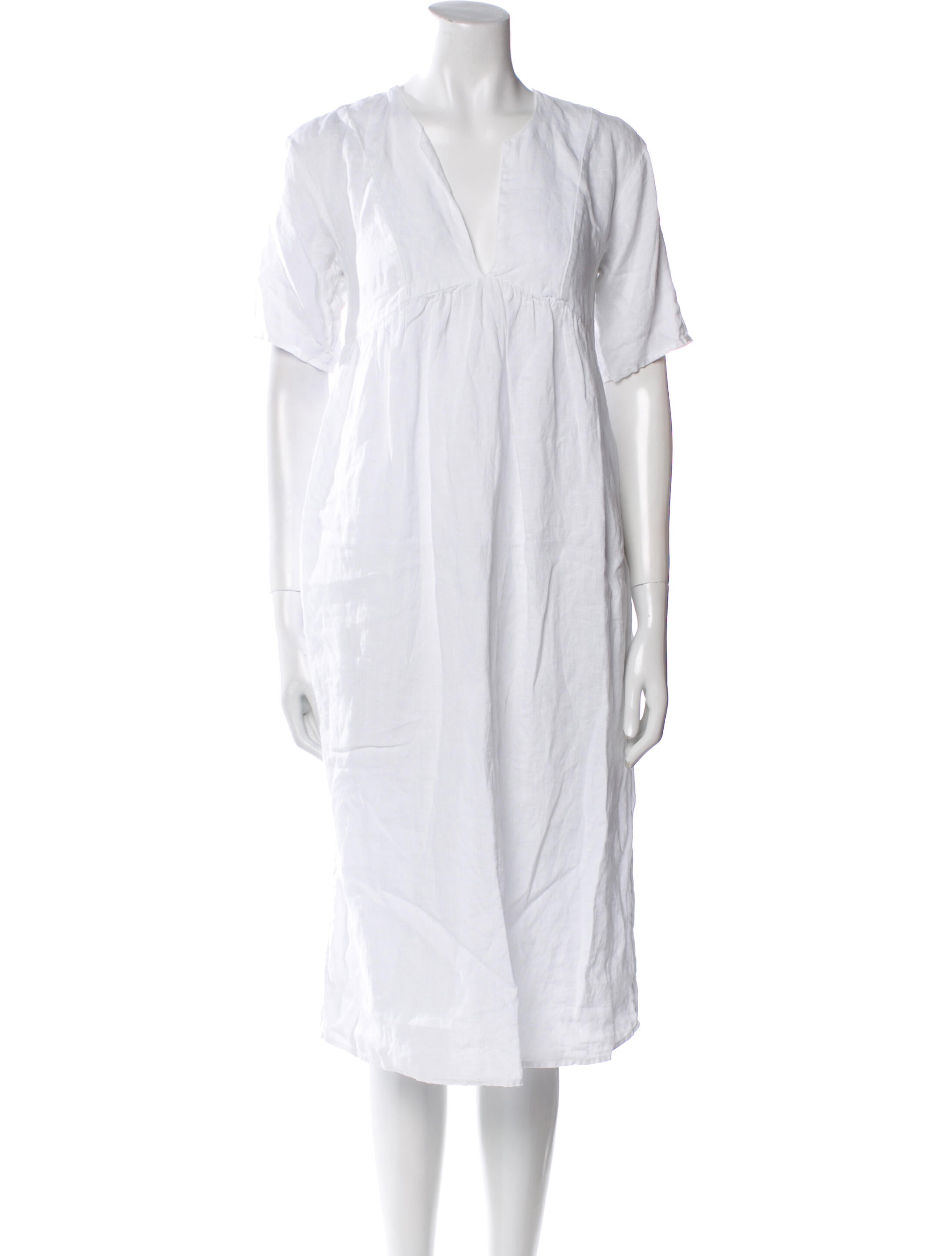 James Perse Linen Midi Length Dress w/ Tags