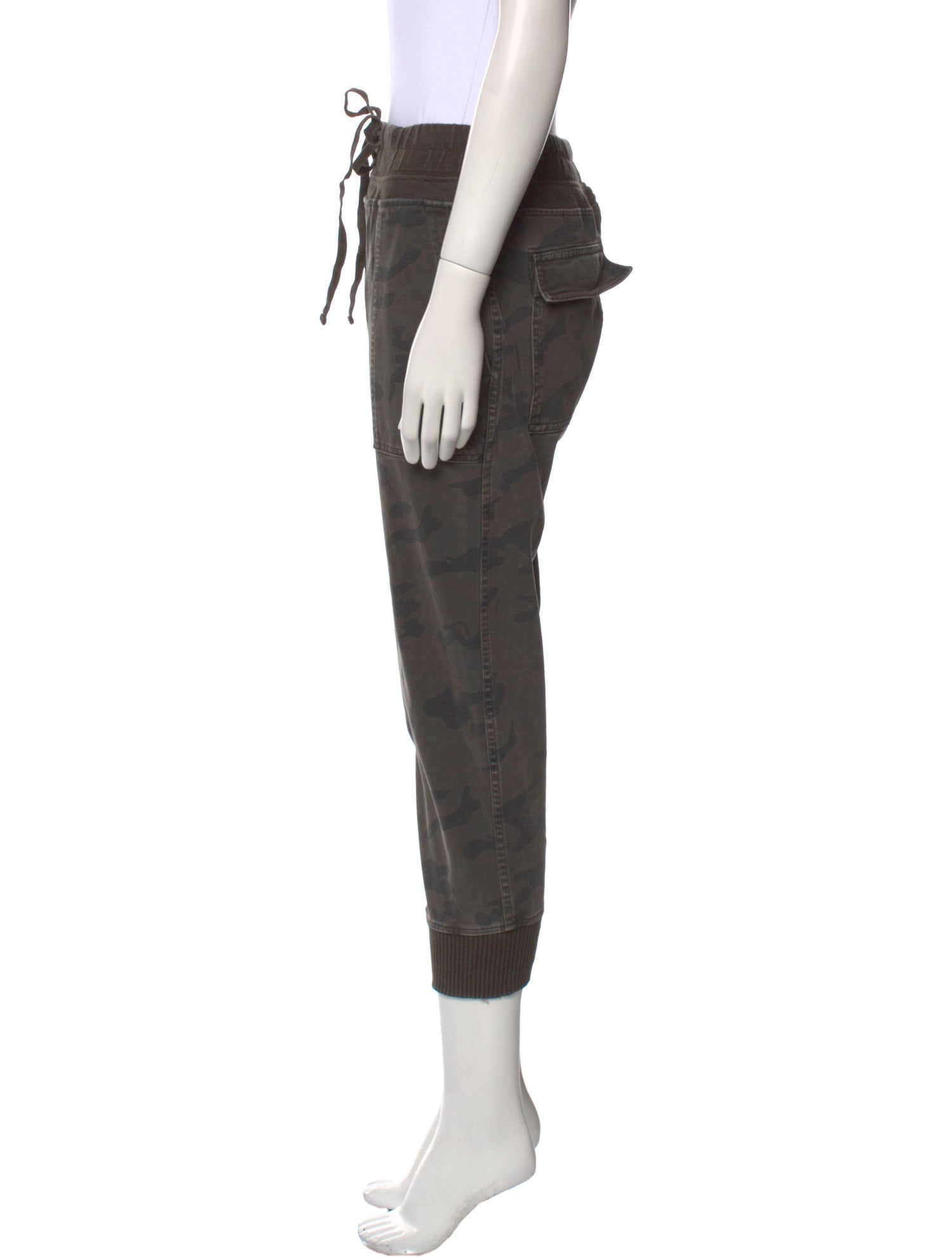 James Perse Camouflage Print Skinny Leg Pants