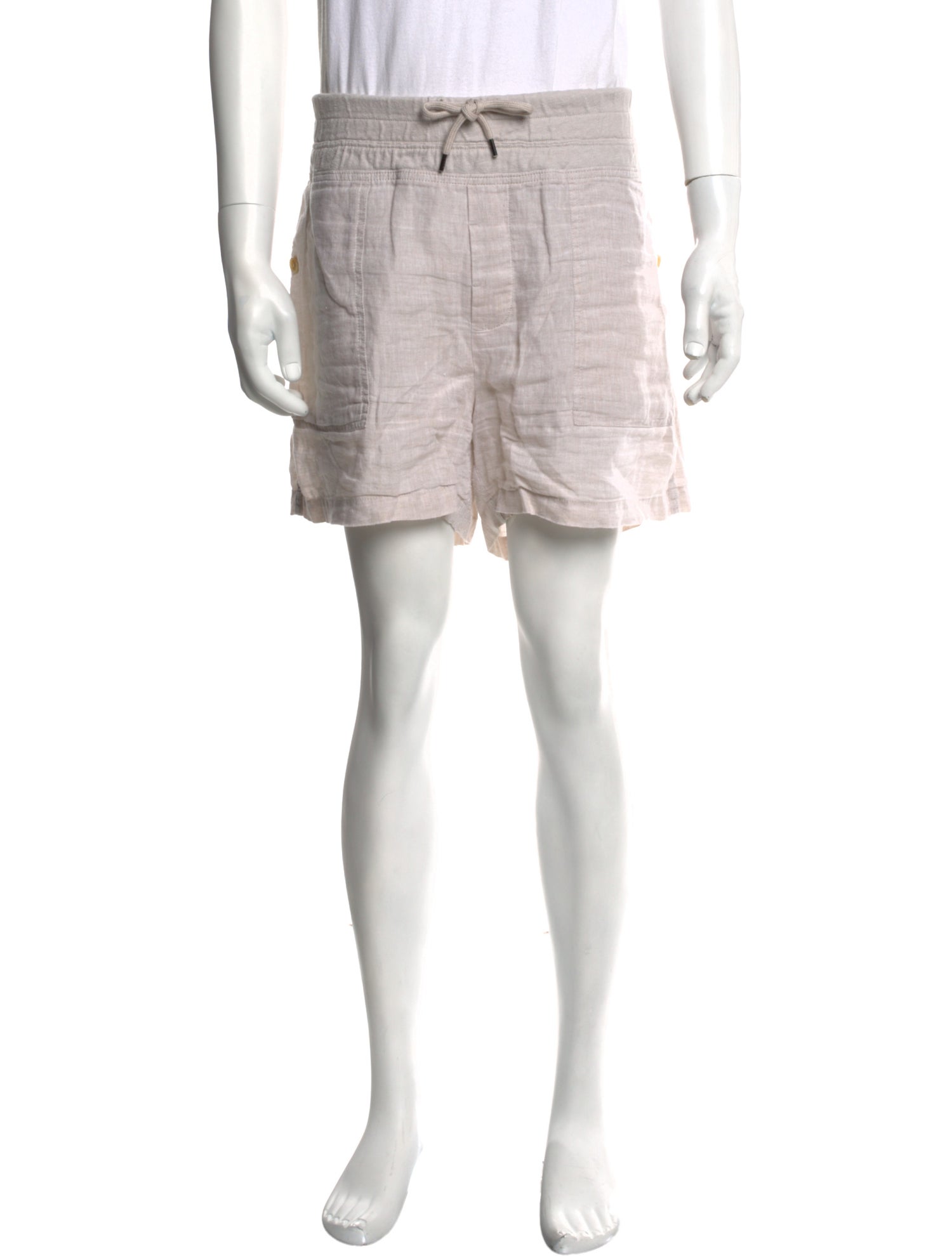 James Perse Linen Cargo Shorts