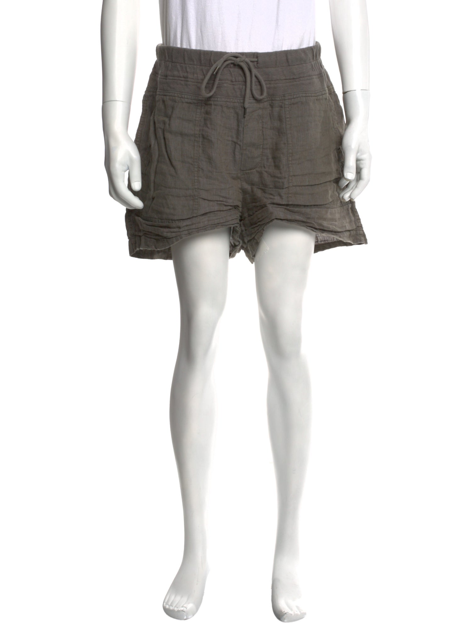 James Perse Linen Jogger Shorts