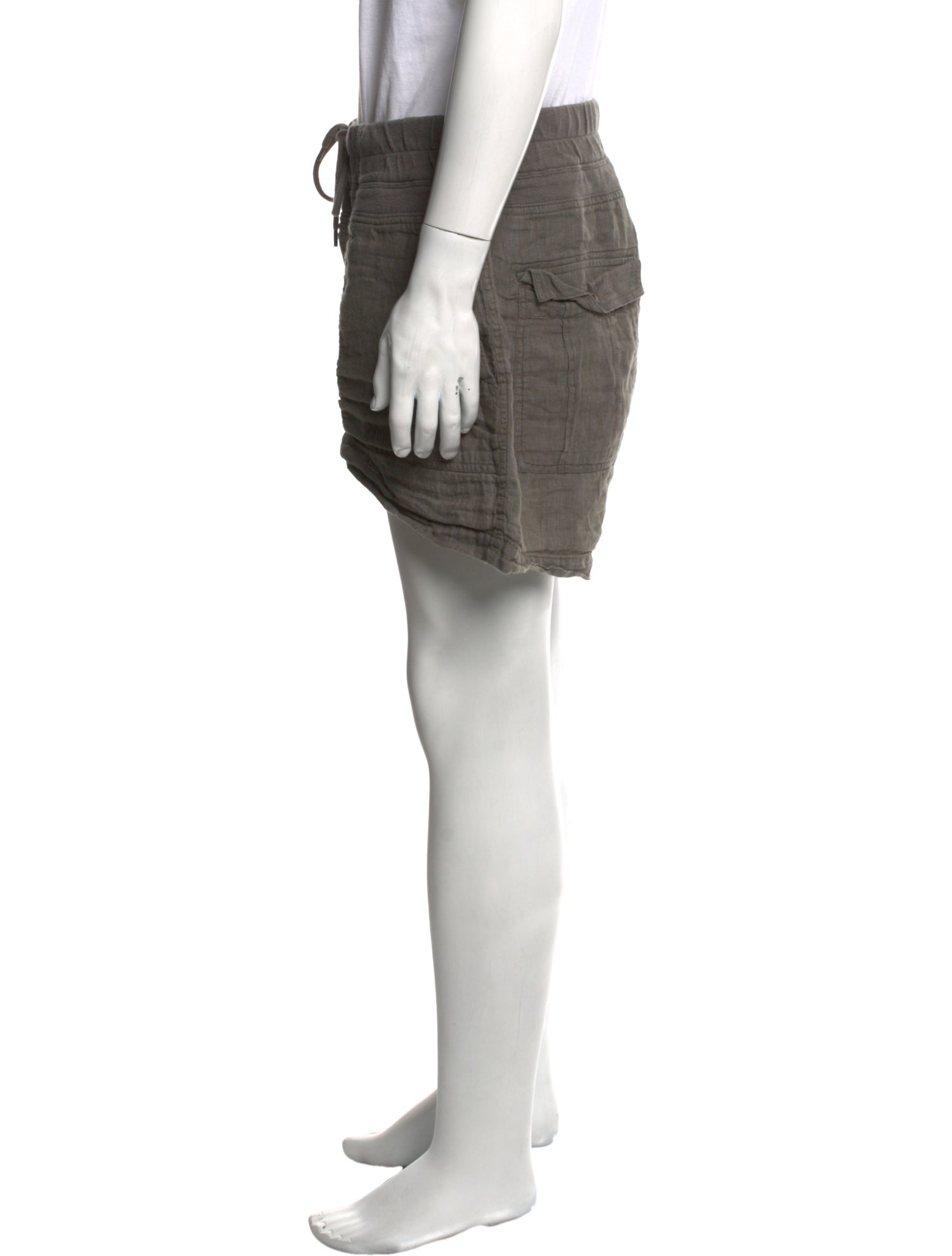 James Perse Linen Jogger Shorts