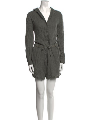 James Perse Jumpsuits and Rompers Linen V-Neck Romper M