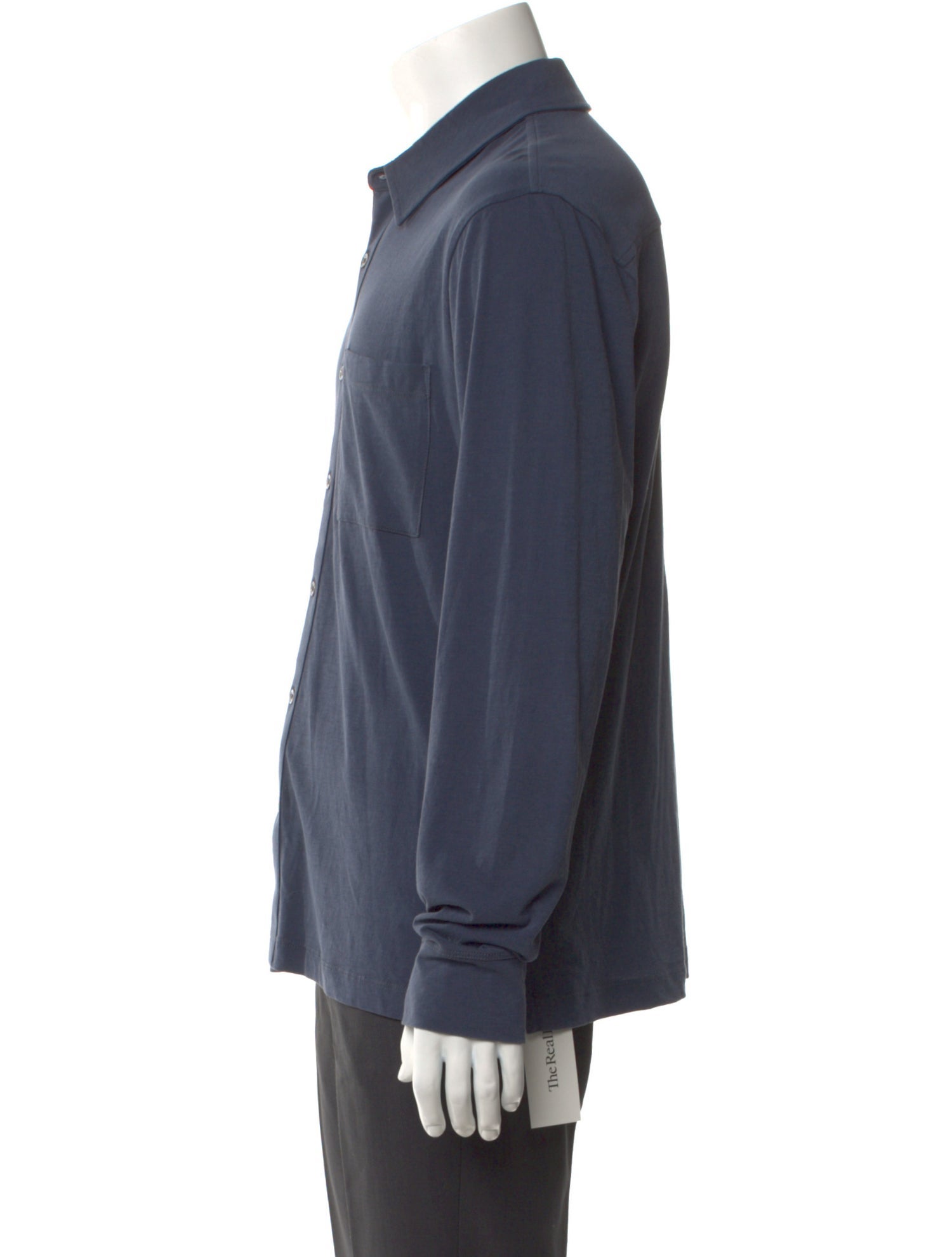 James Perse Collar Long Sleeve Henley