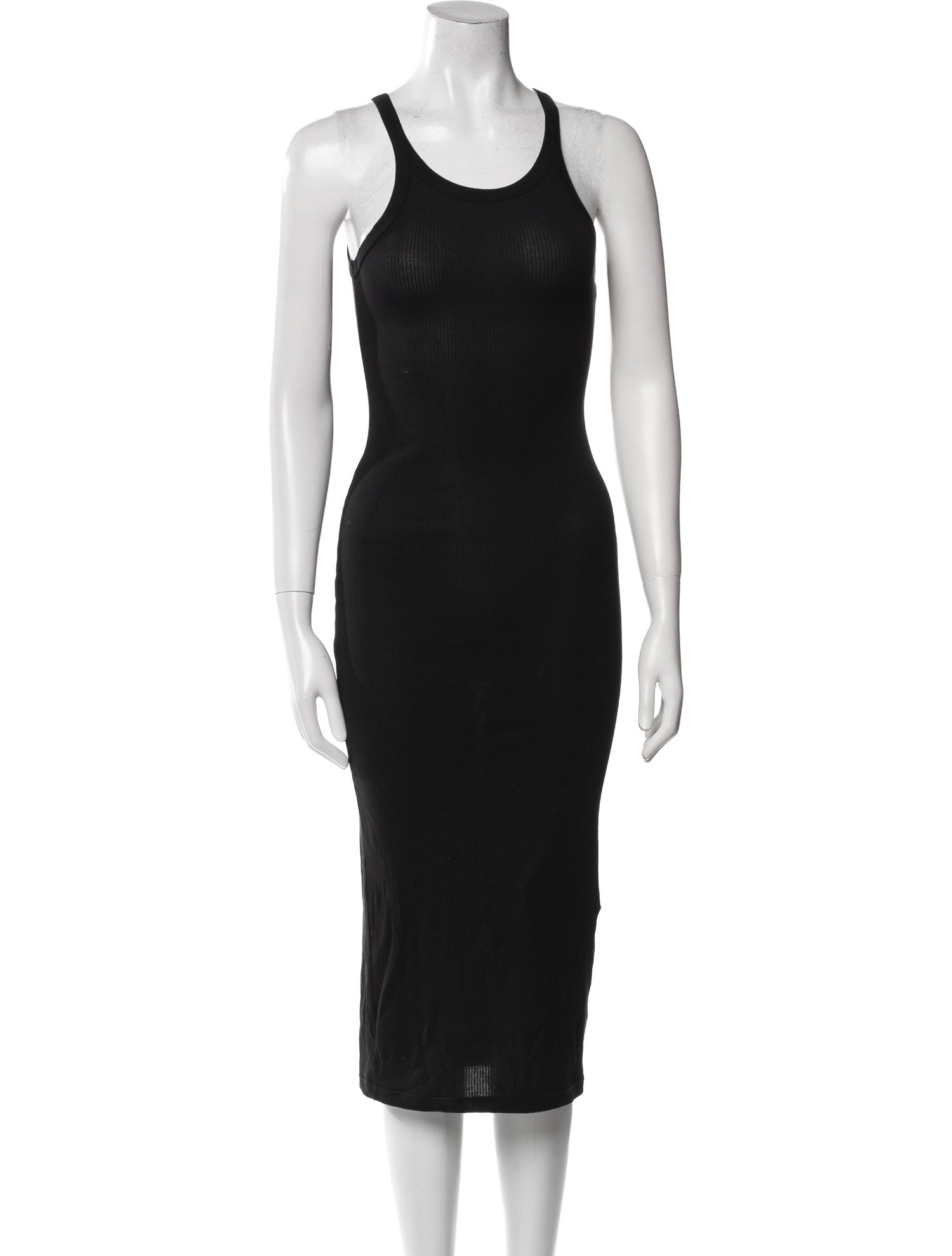 James Perse Scoop Neck Midi Length Dress