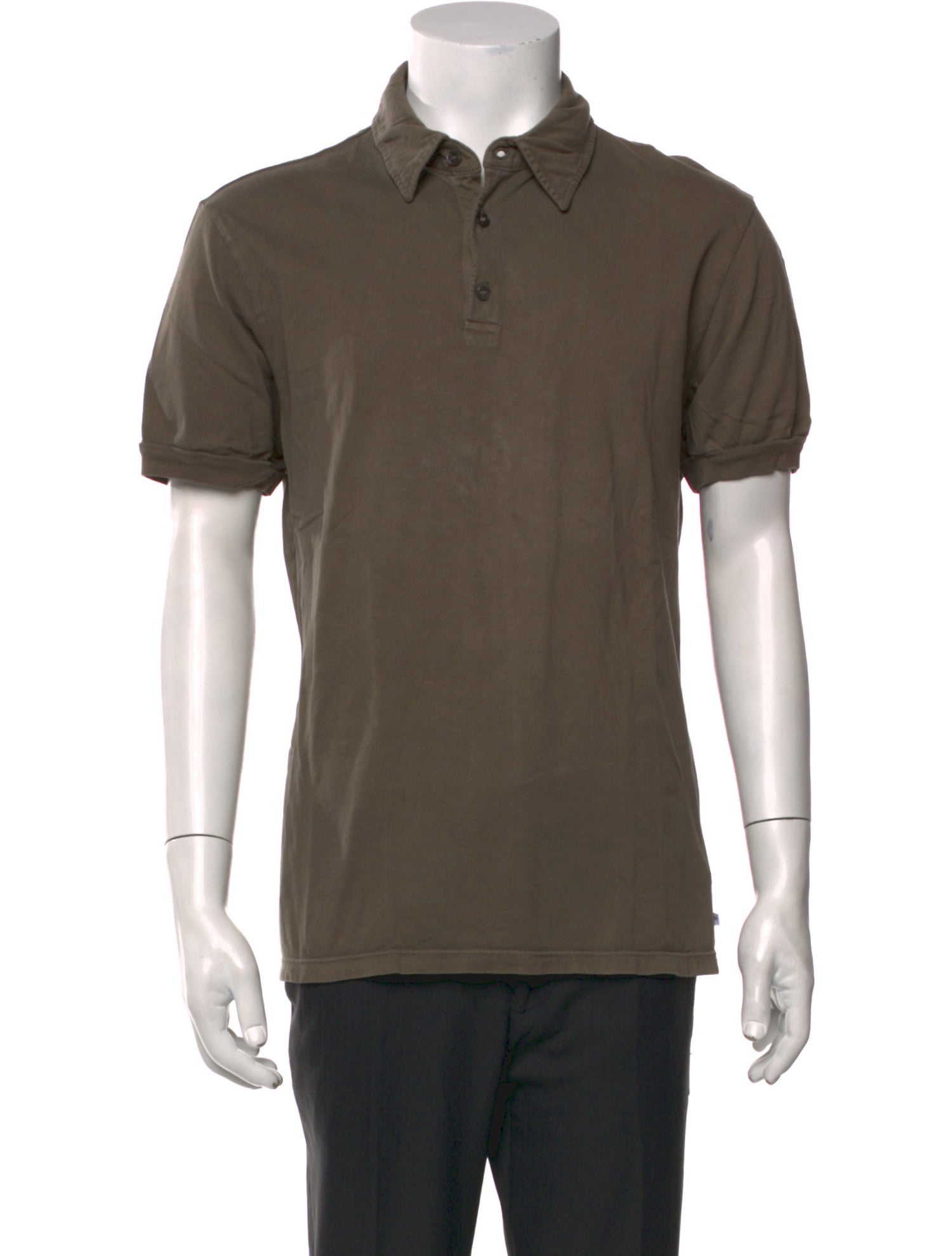 James Perse Collar Short Sleeve Polo Shirt