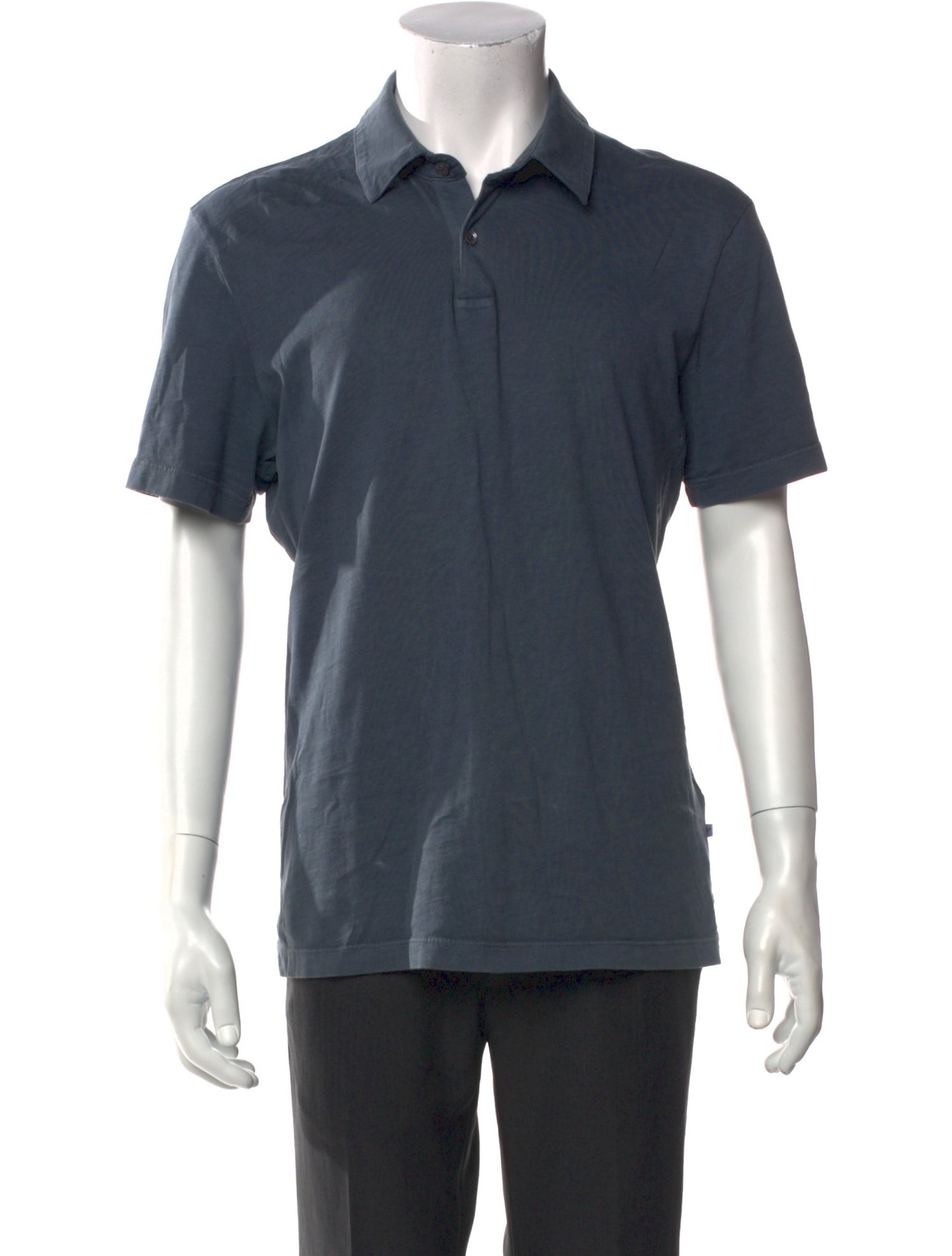James Perse Collar Short Sleeve Polo Shirt