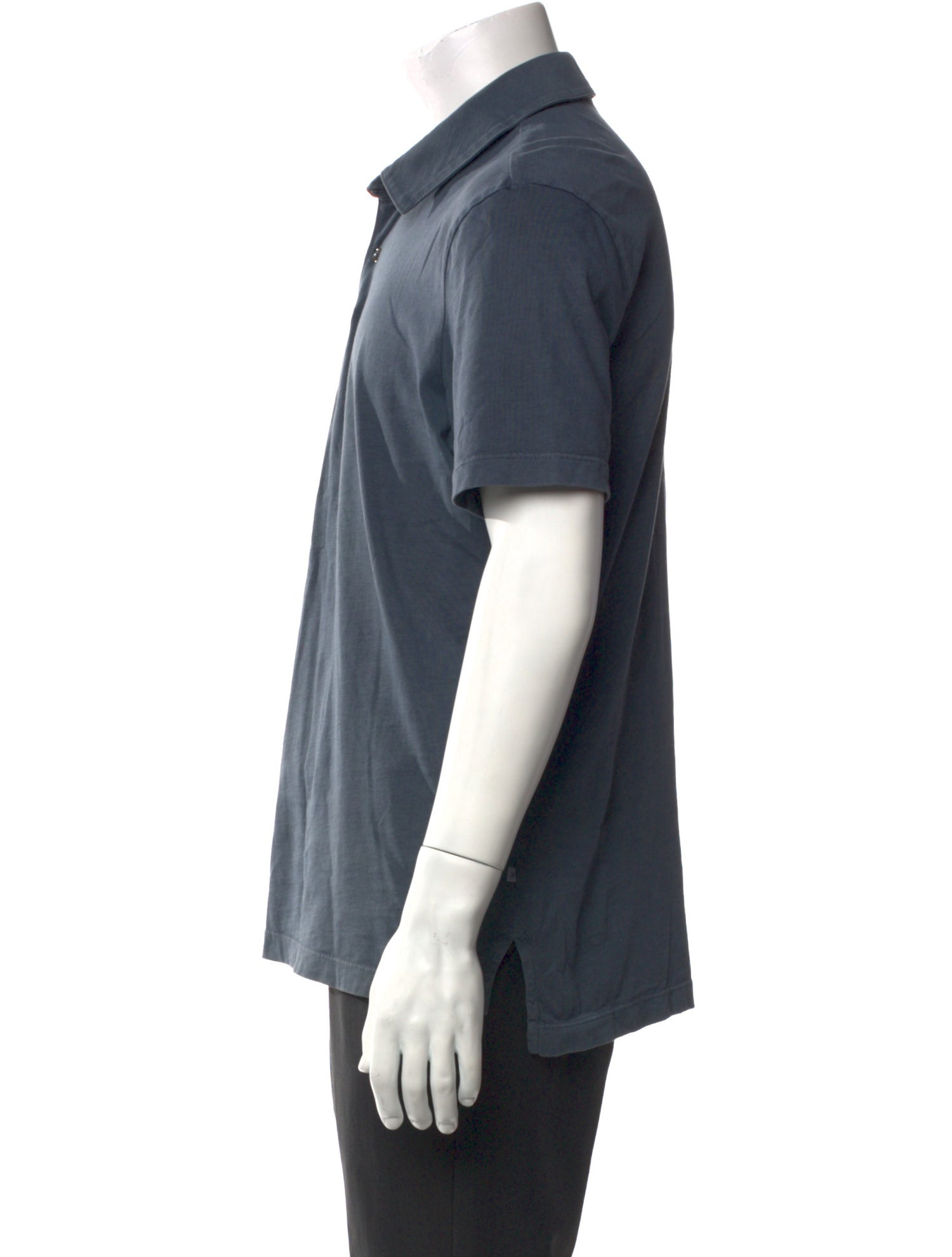 James Perse Collar Short Sleeve Polo Shirt