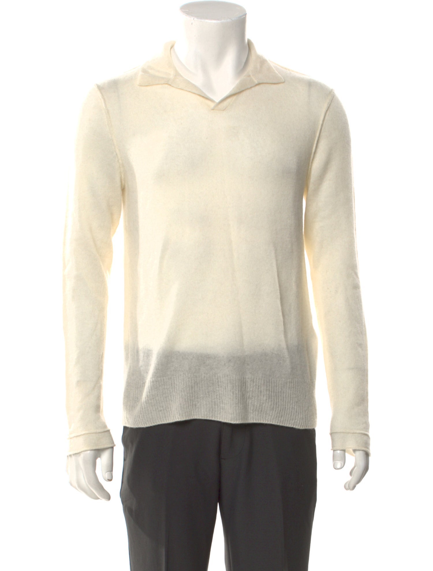 James Perse Cashmere Collar Pullover