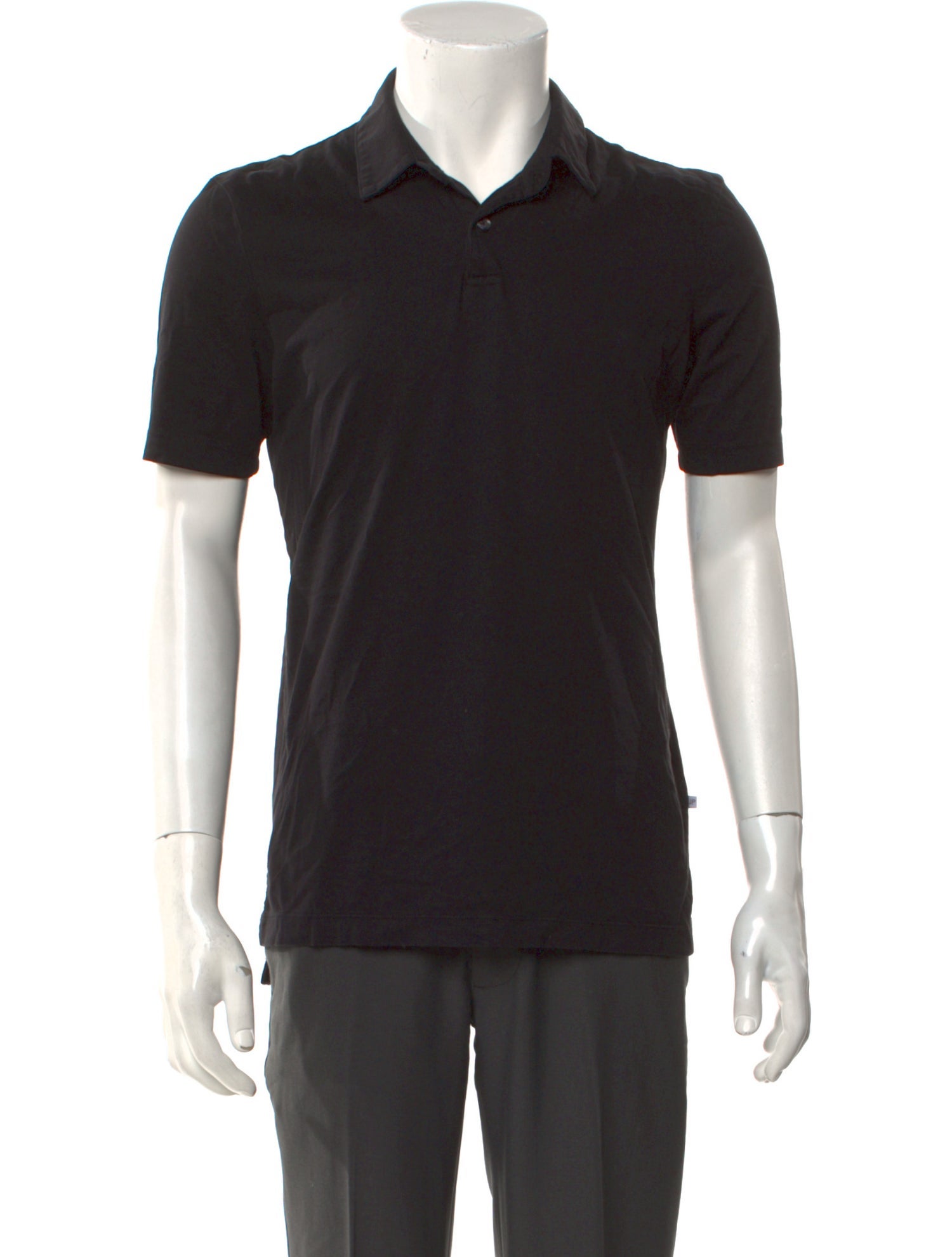 James Perse V-Neck Short Sleeve Polo Shirt