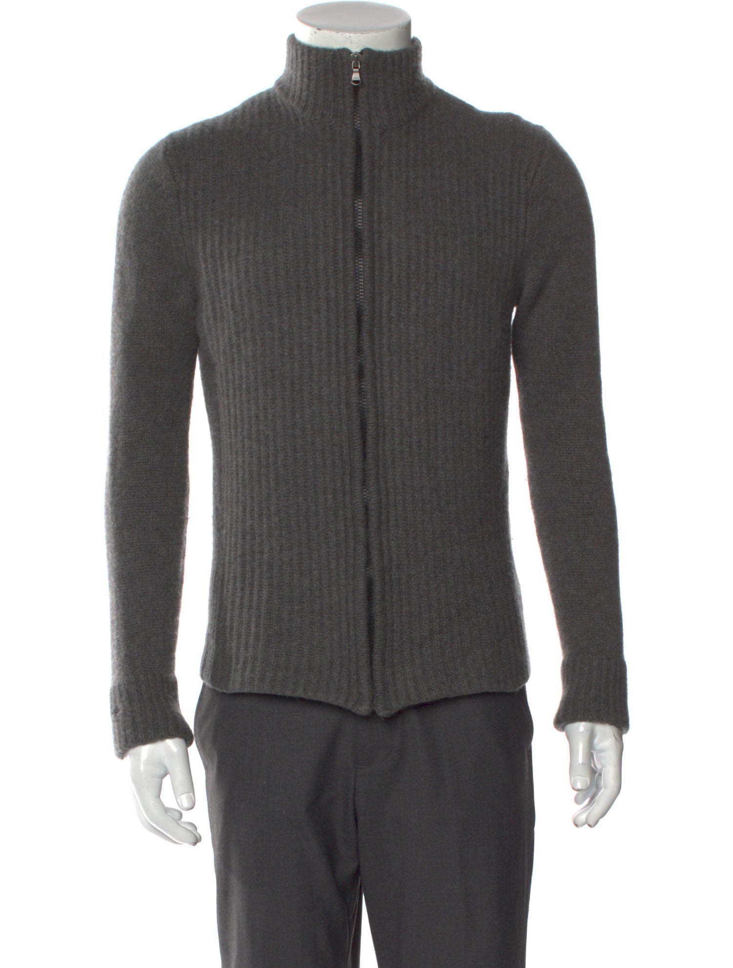 James Perse Cashmere Mock Neck Cardigan