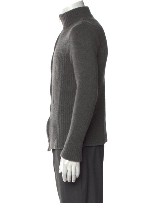 James Perse Cashmere Mock Neck Cardigan