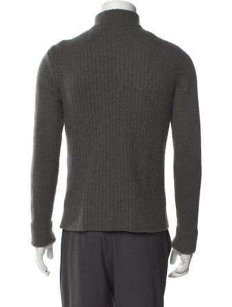 James Perse Cashmere Mock Neck Cardigan