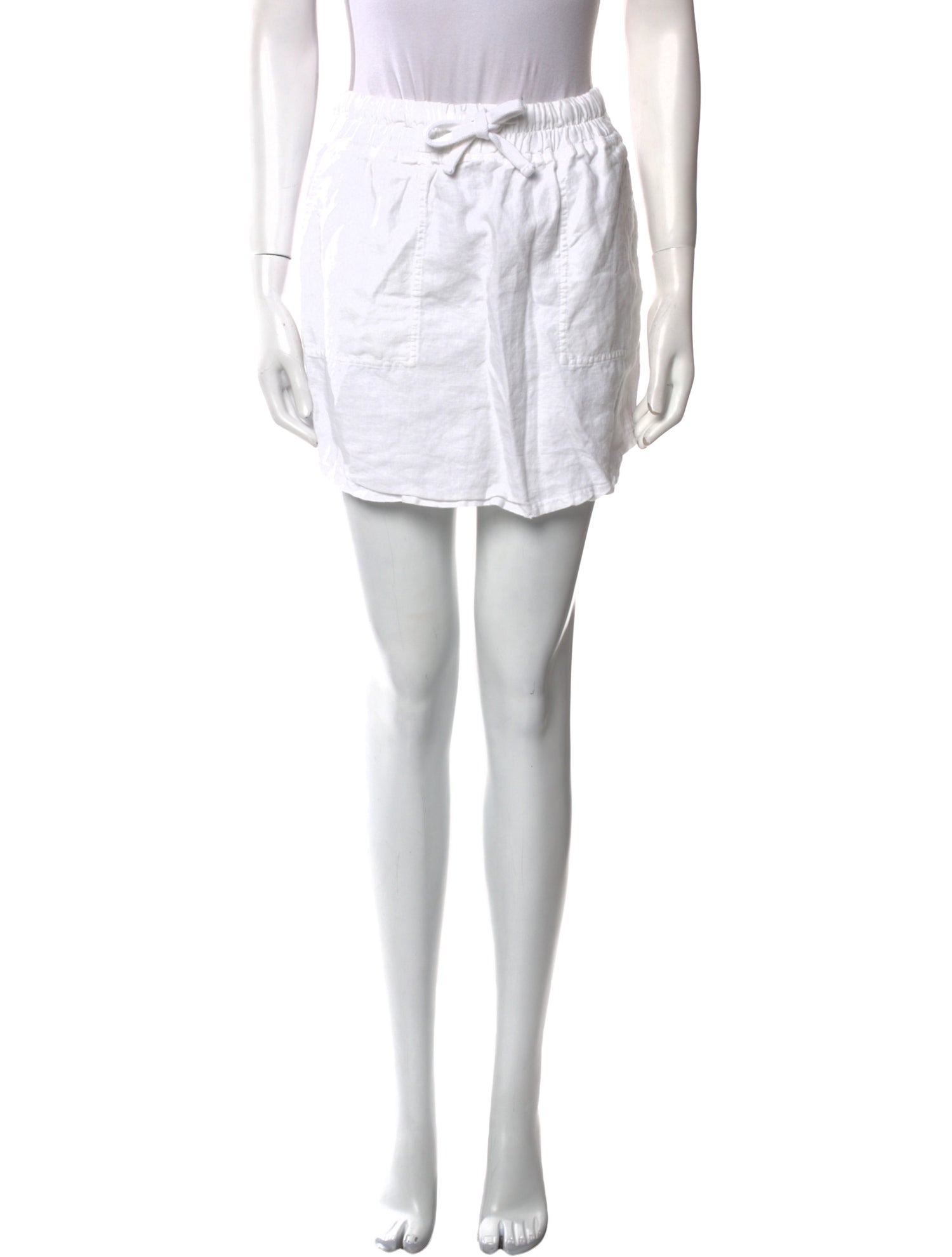 James Perse Linen Mini Skirt