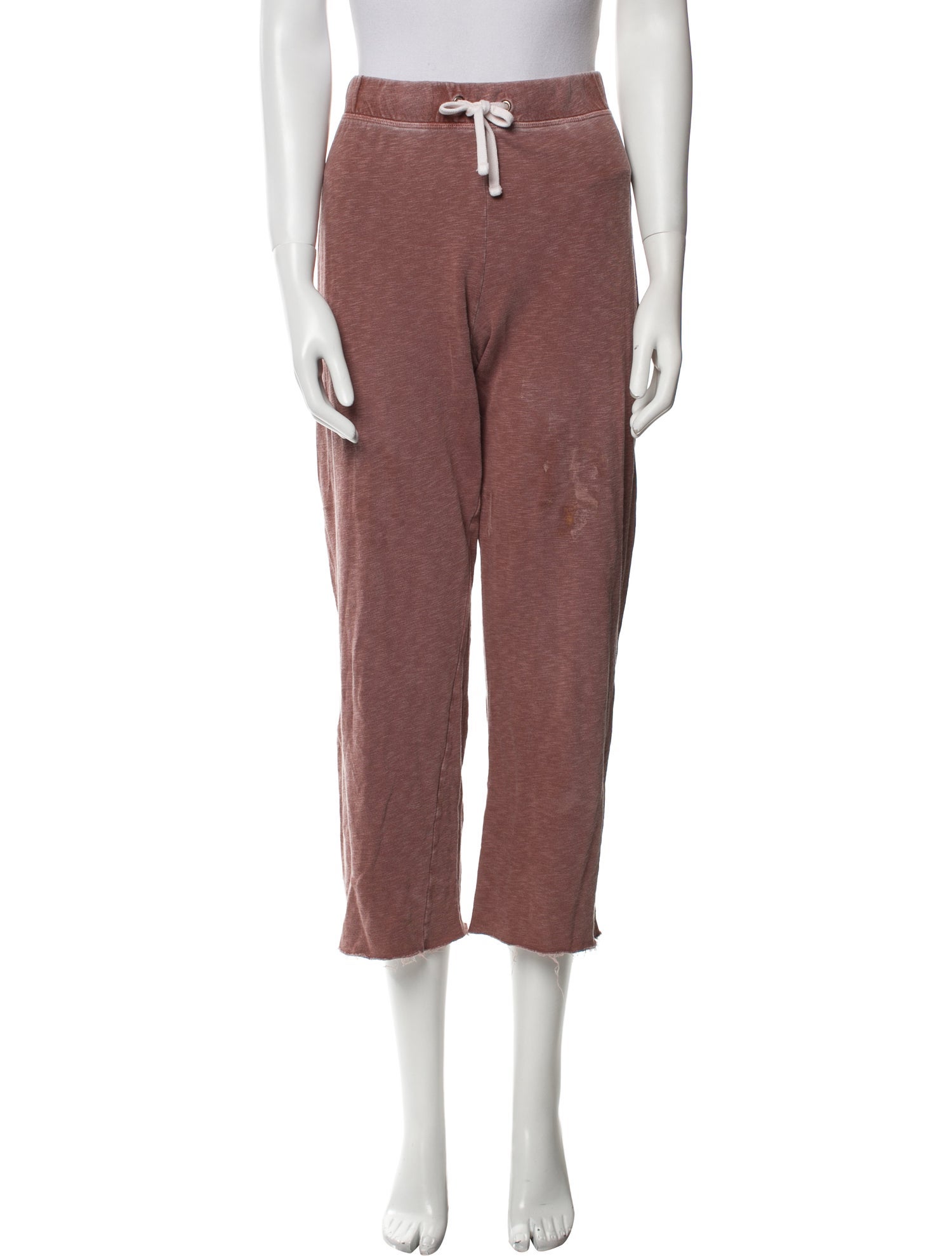 James Perse Raw-Edge Trim Sweatpants