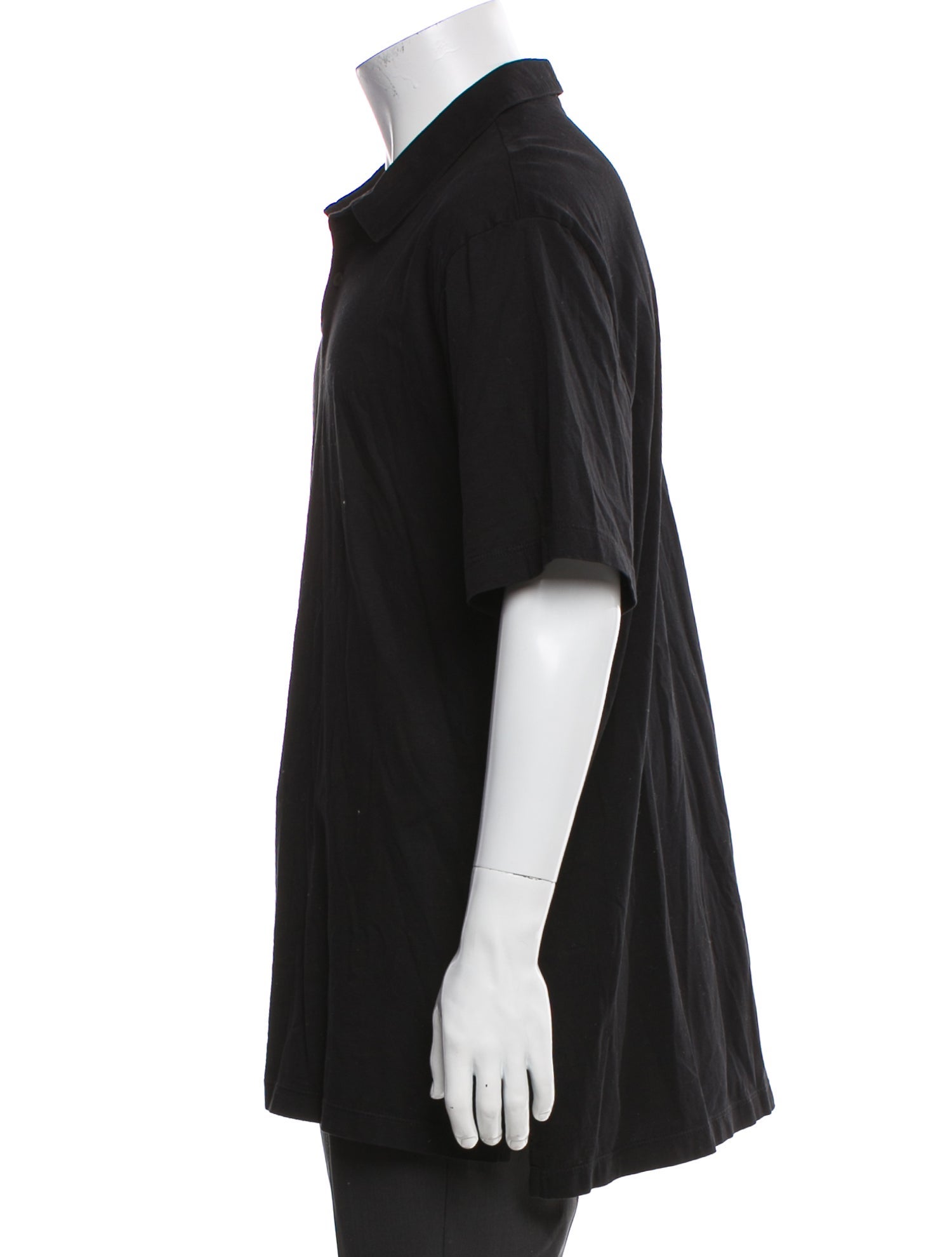 James Perse Collar Short Sleeve Polo Shirt