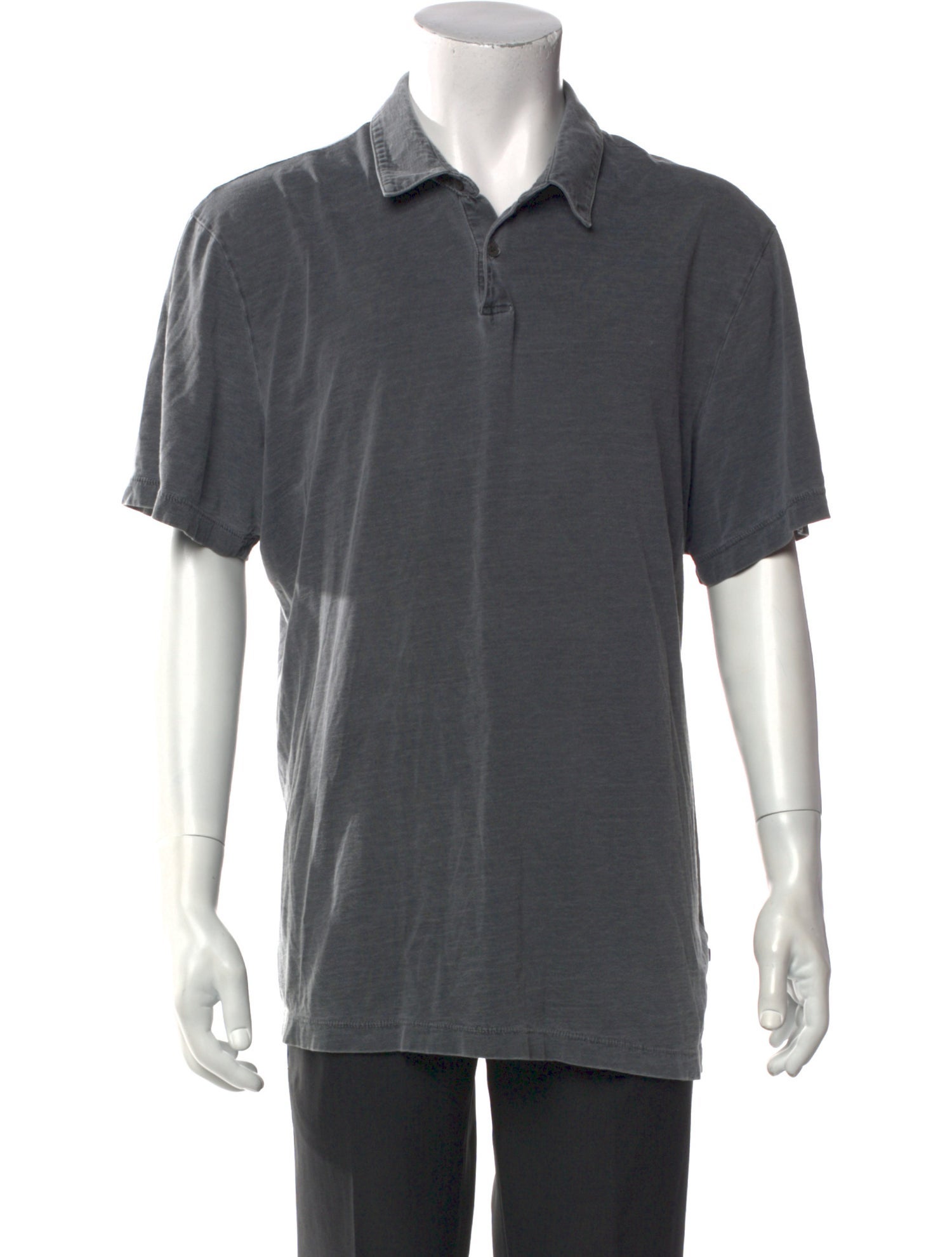 James Perse Collar Short Sleeve Polo Shirt