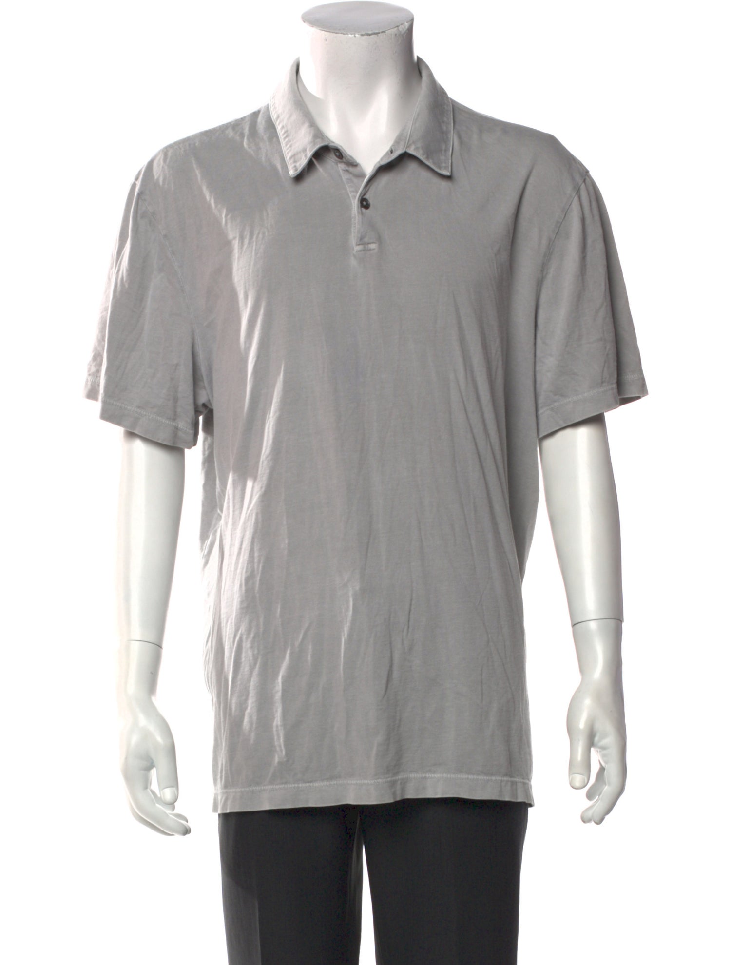 James Perse Collar Short Sleeve Polo Shirt