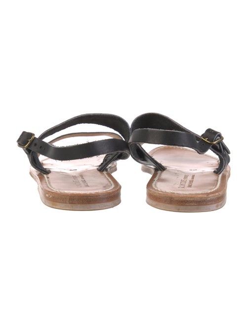 James Perse Suede Slingback Sandals