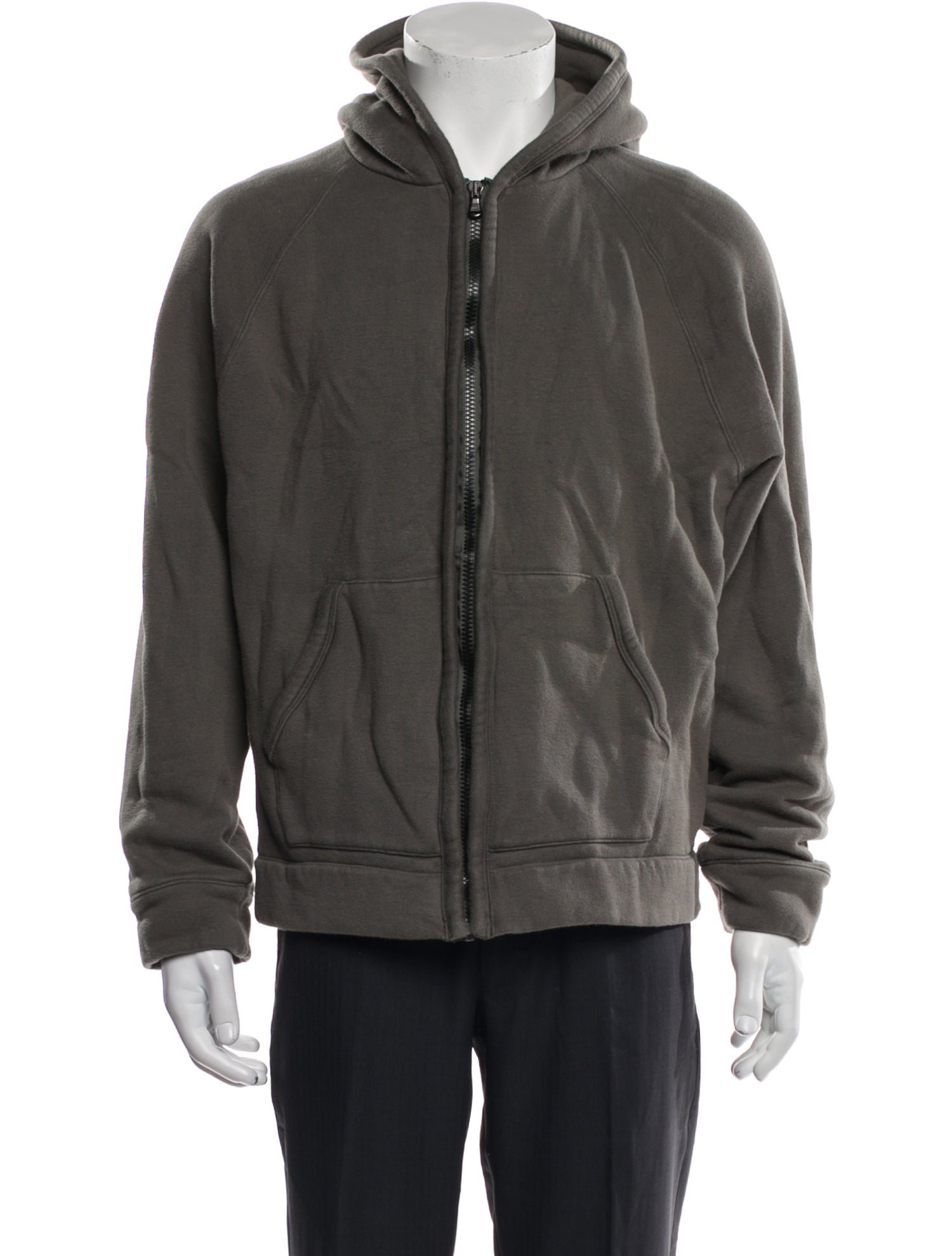 James Perse V-Neck Long Sleeve Hoodie