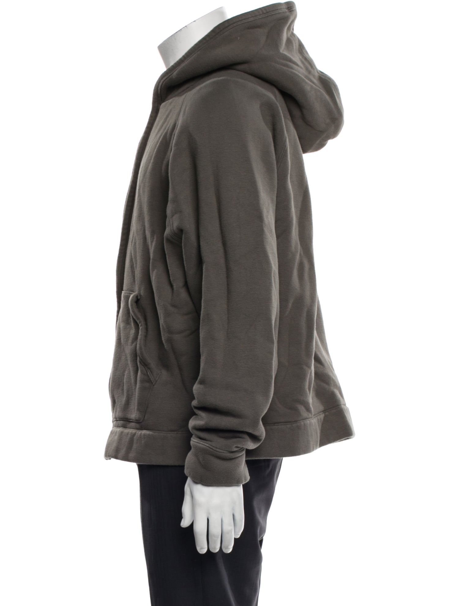 James Perse V-Neck Long Sleeve Hoodie