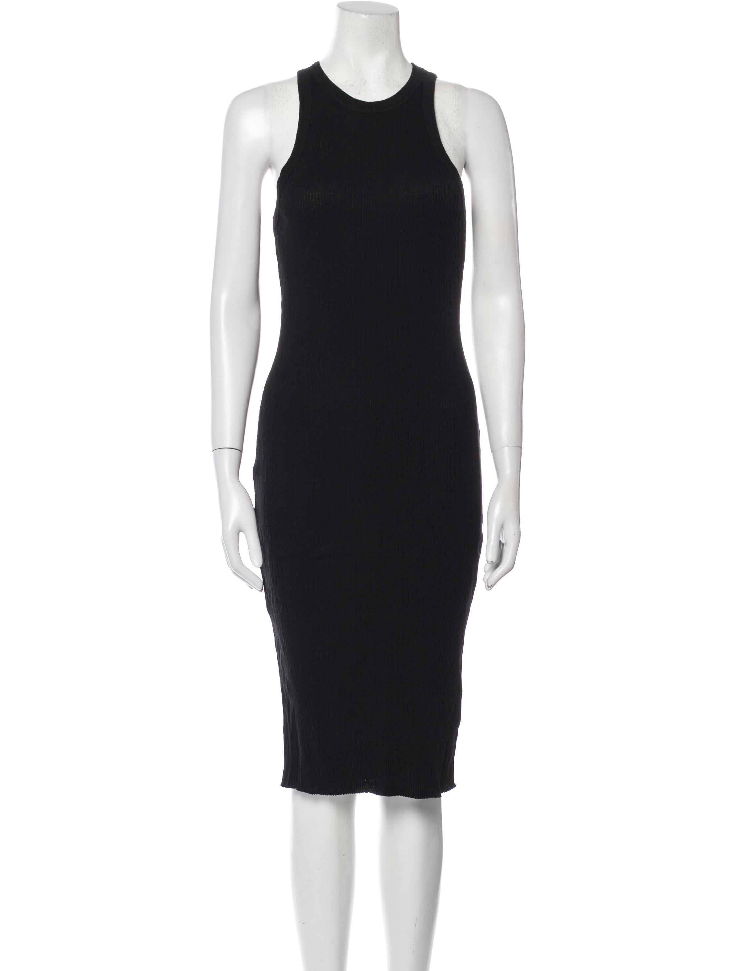 James Perse Crew Neck Midi Length Dress