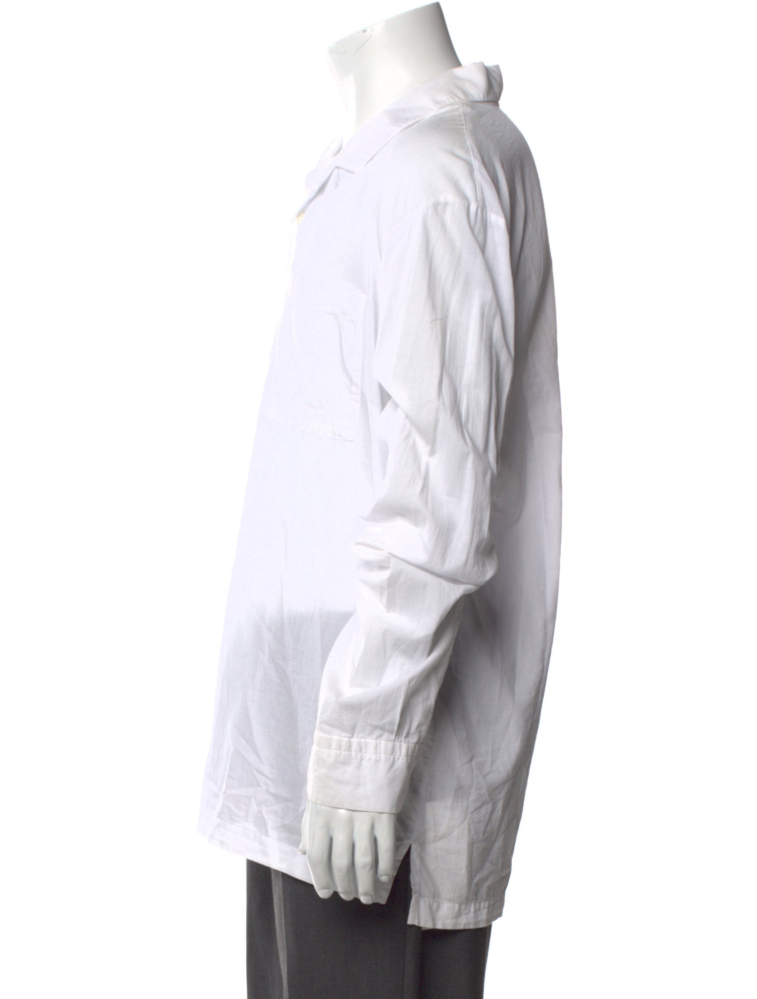 James Perse Striped Long Sleeve Dress Shirt