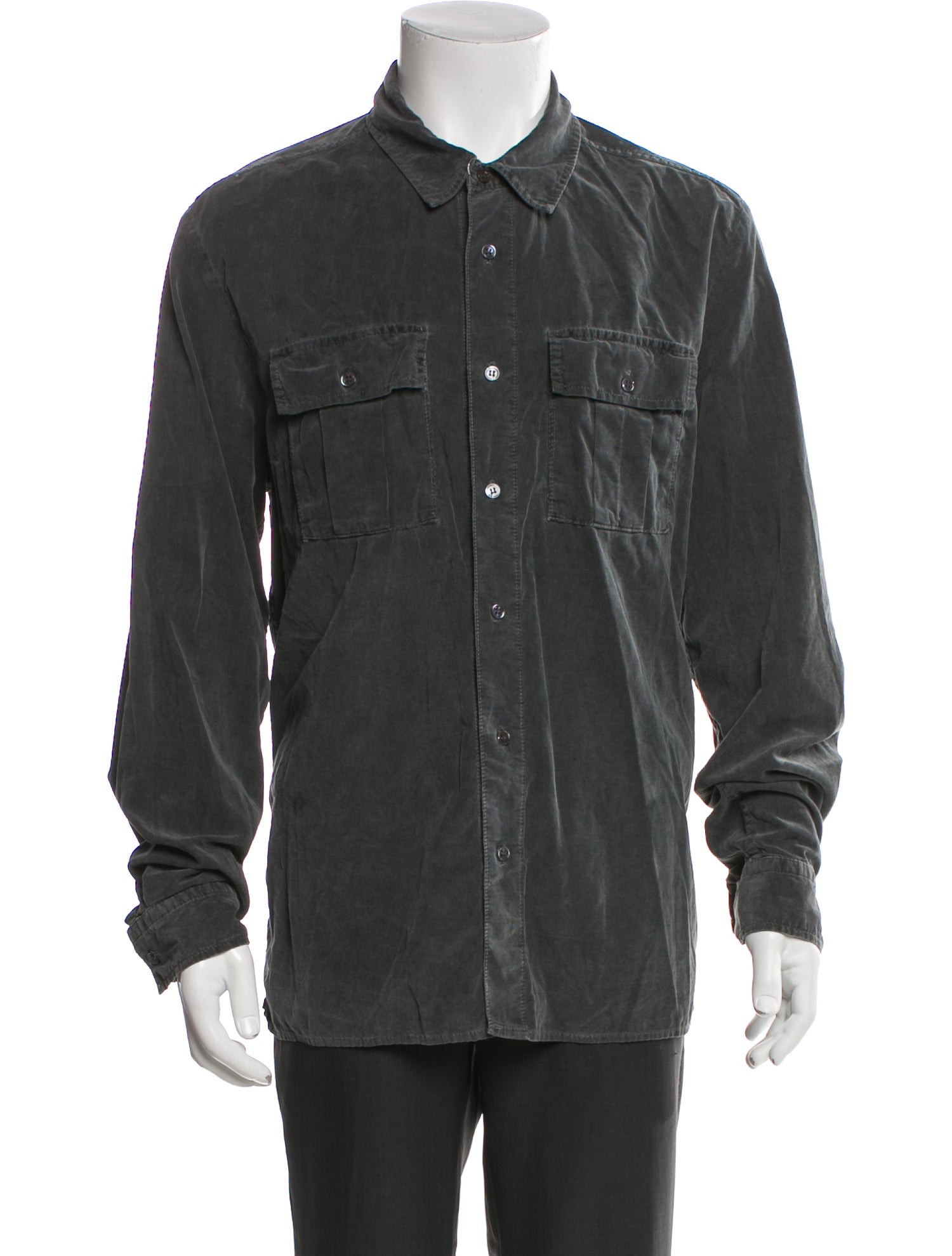 James Perse Long Sleeve Denim Shirt