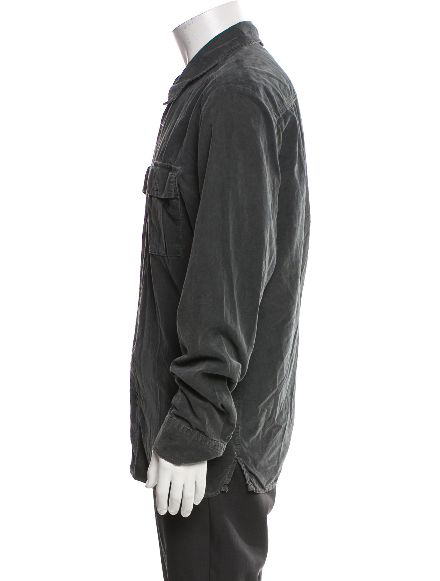 James Perse Long Sleeve Denim Shirt