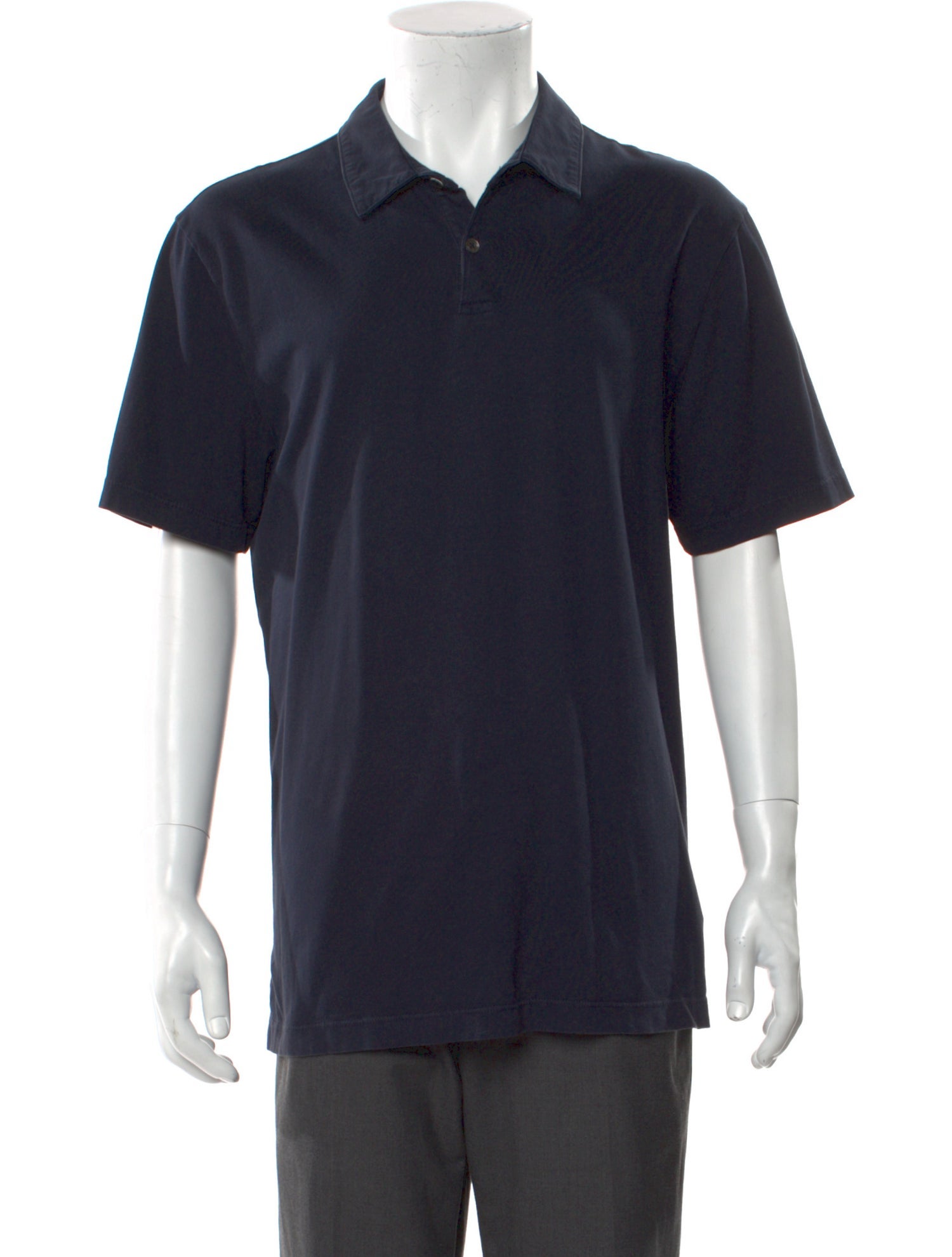 James Perse Collar Short Sleeve Polo Shirt
