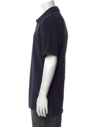 James Perse Collar Short Sleeve Polo Shirt