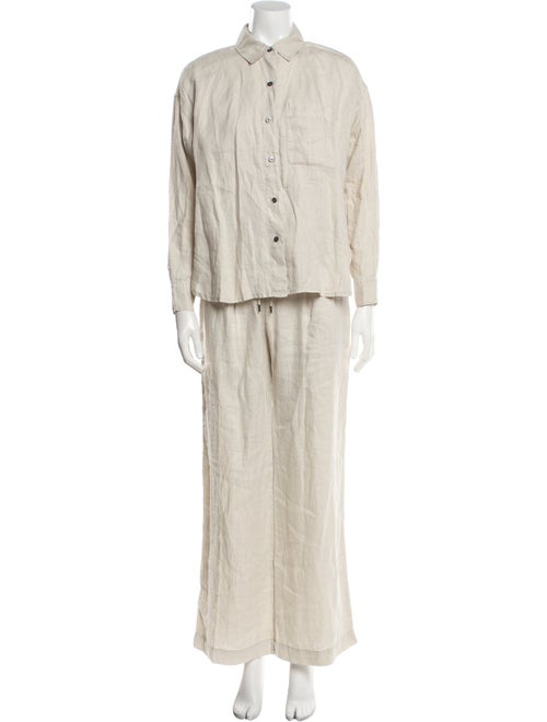 James Perse Linen Pant Set