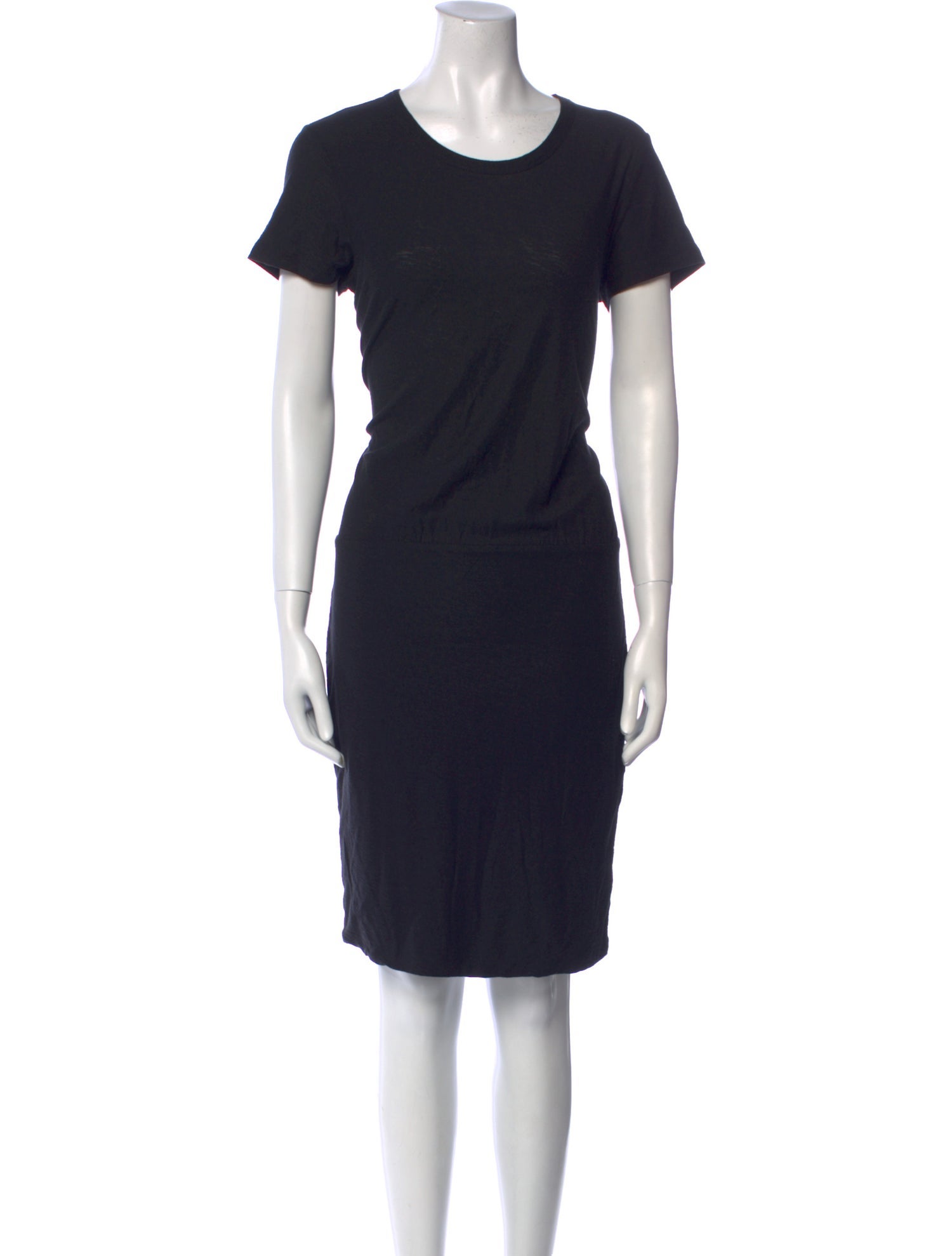James Perse Scoop Neck Knee-Length Dress