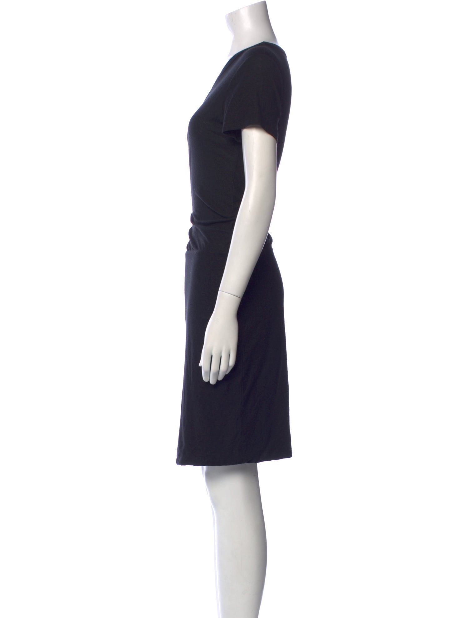 James Perse Scoop Neck Knee-Length Dress