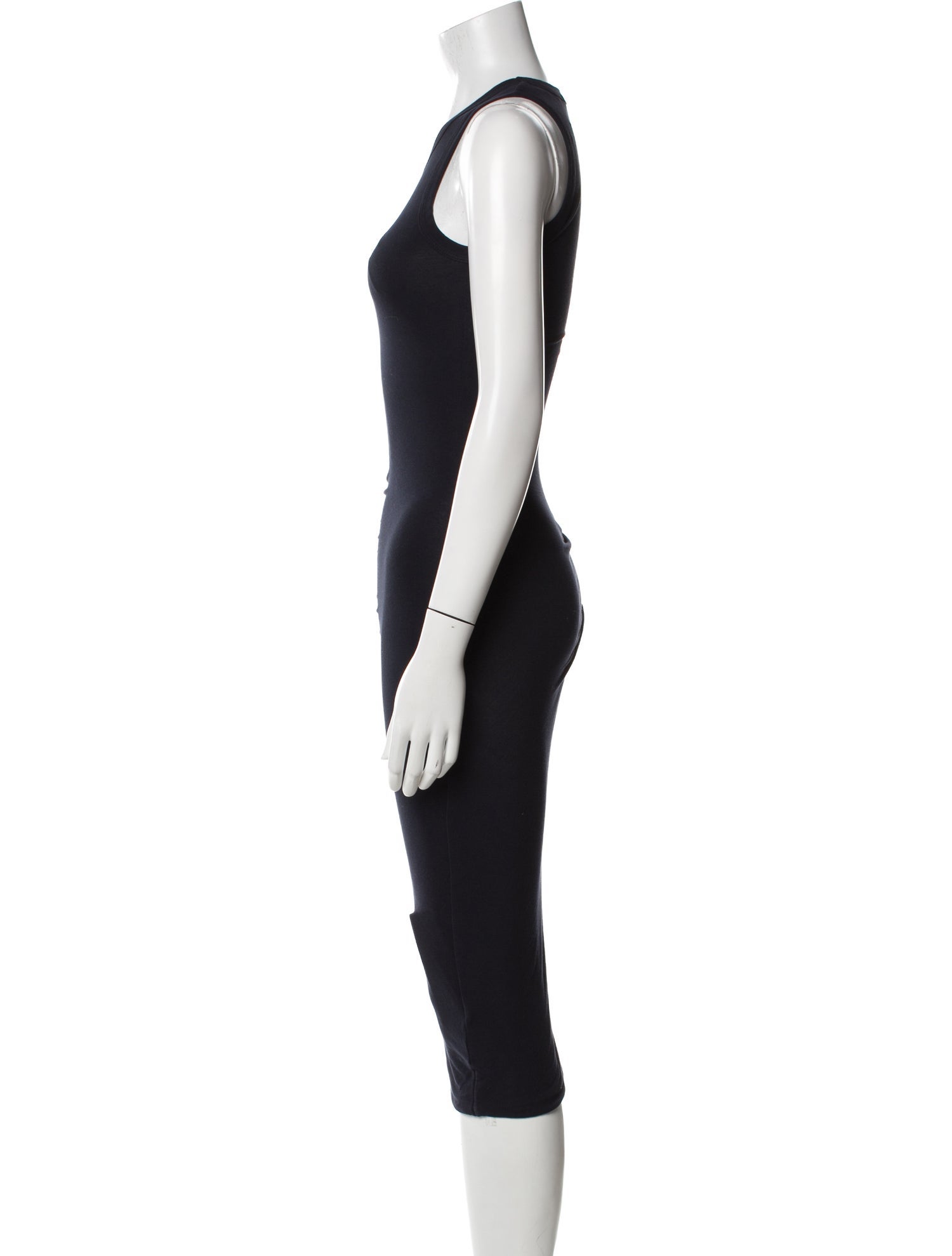 James Perse Crew Neck Midi Length Dress