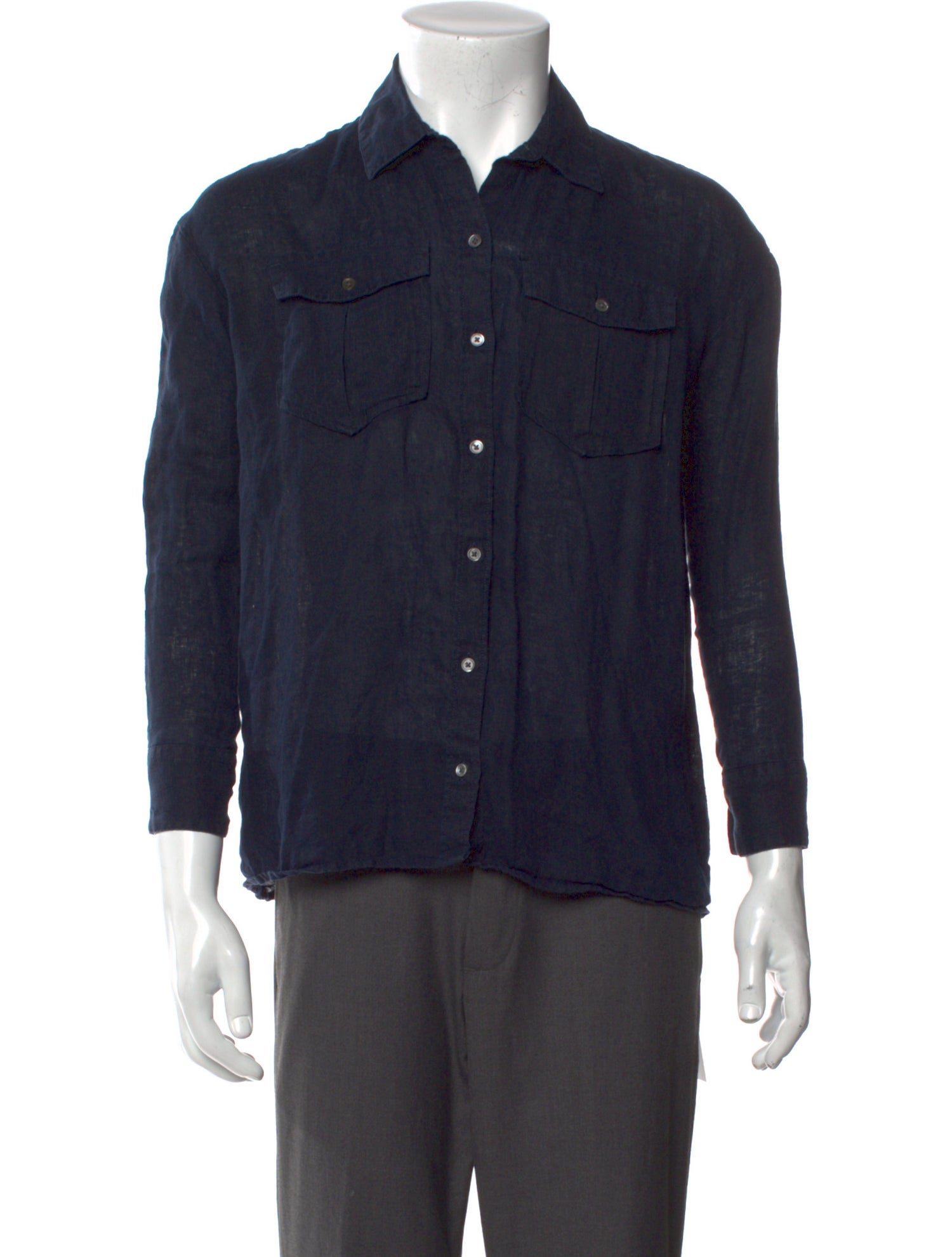 James Perse Linen Long Sleeve Shirt