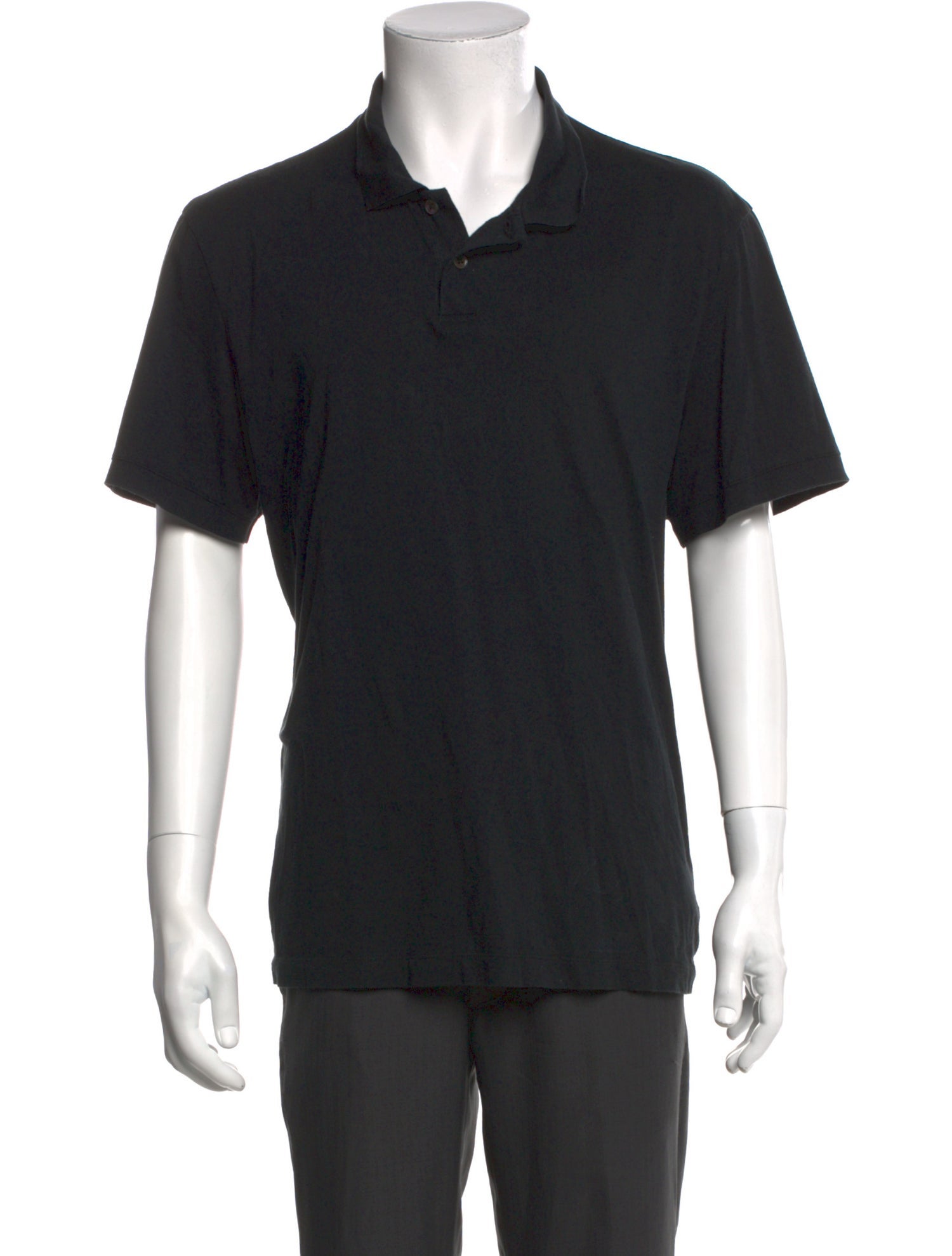 James Perse Collar Short Sleeve Polo Shirt