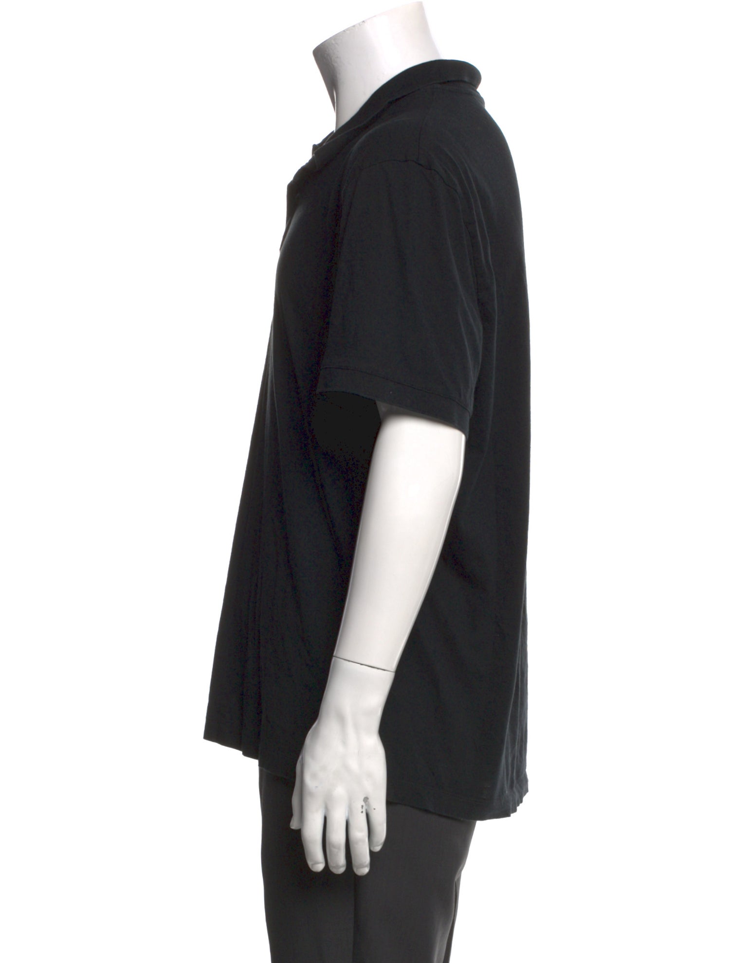 James Perse Collar Short Sleeve Polo Shirt