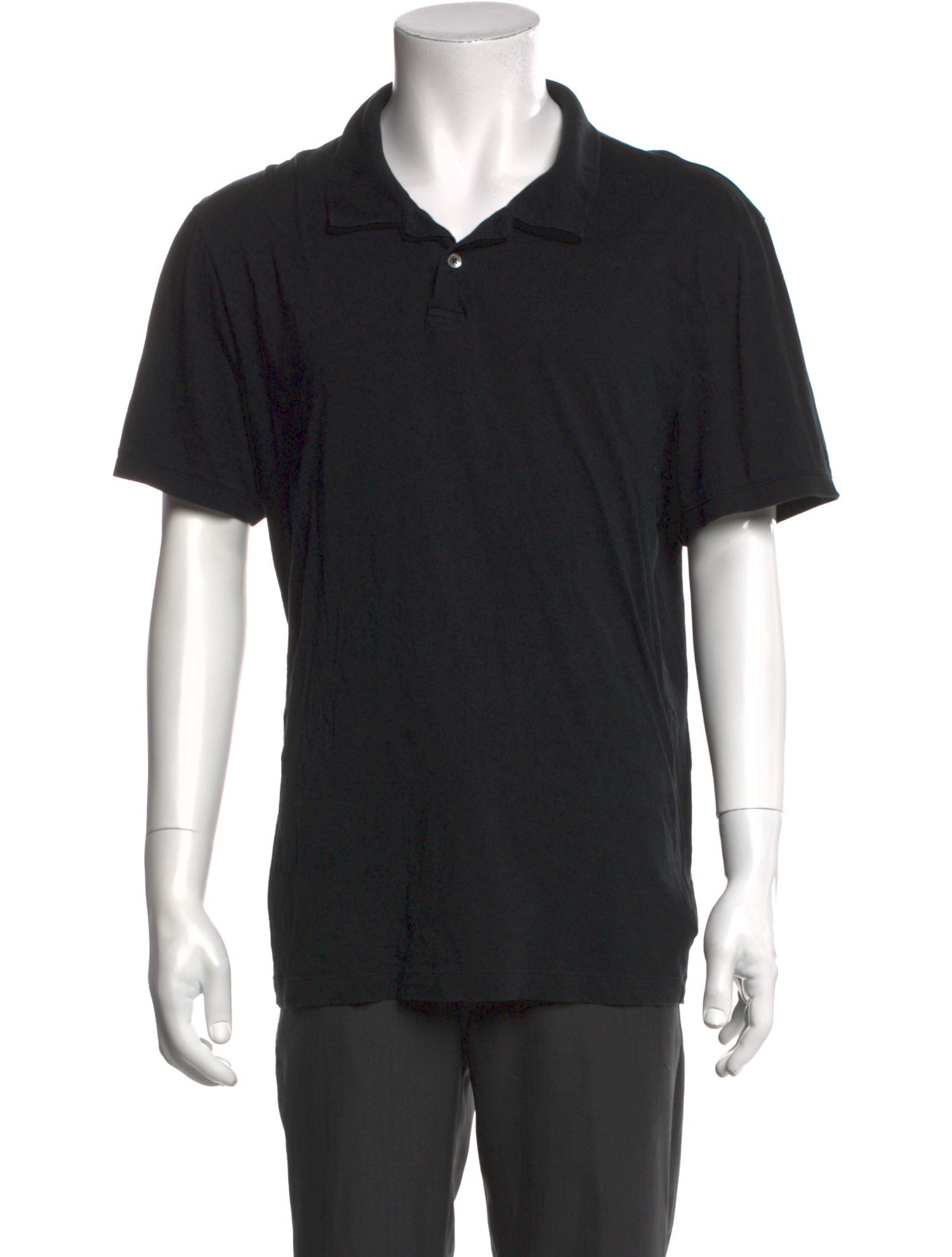 James Perse Collar Short Sleeve Polo Shirt