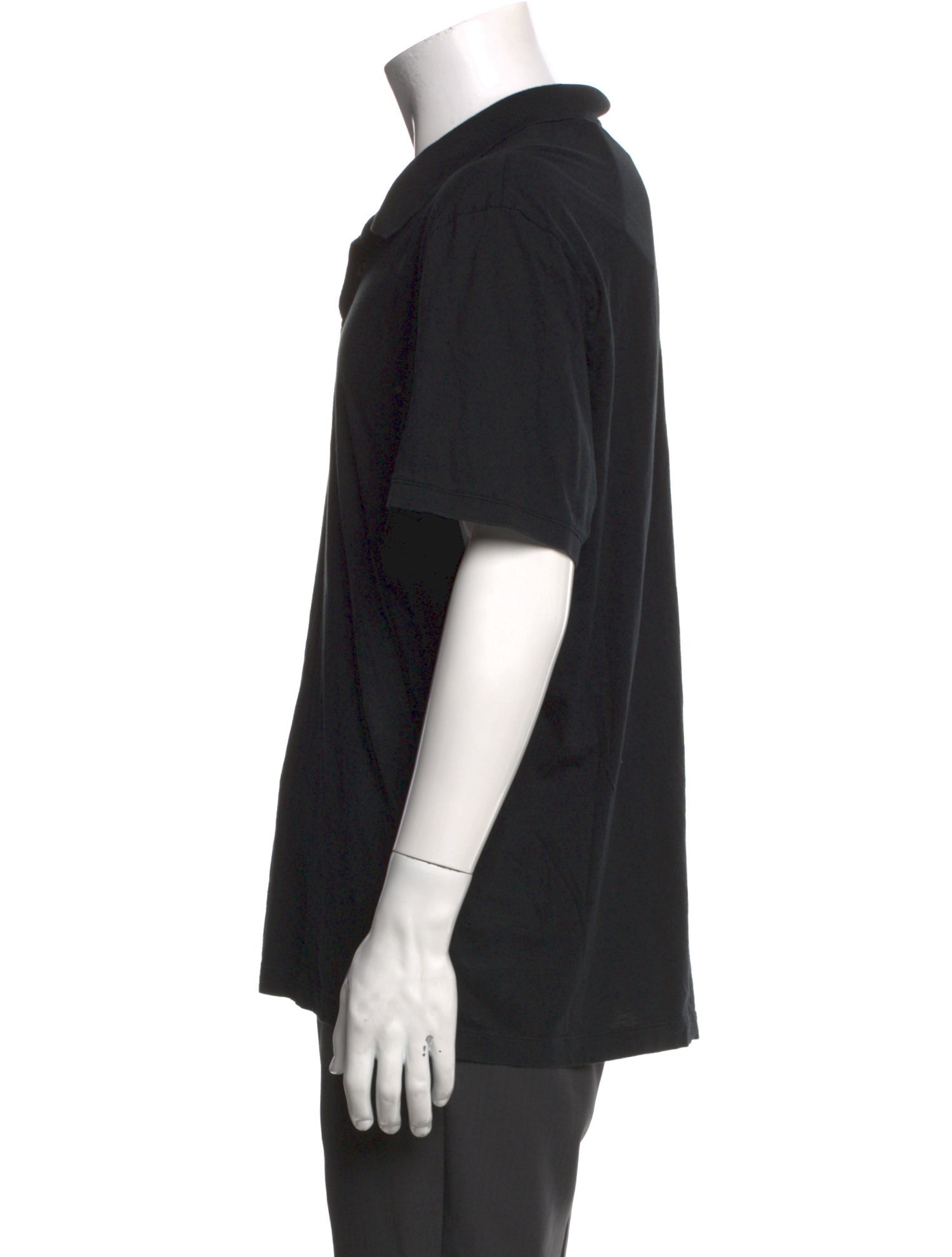 James Perse Collar Short Sleeve Polo Shirt