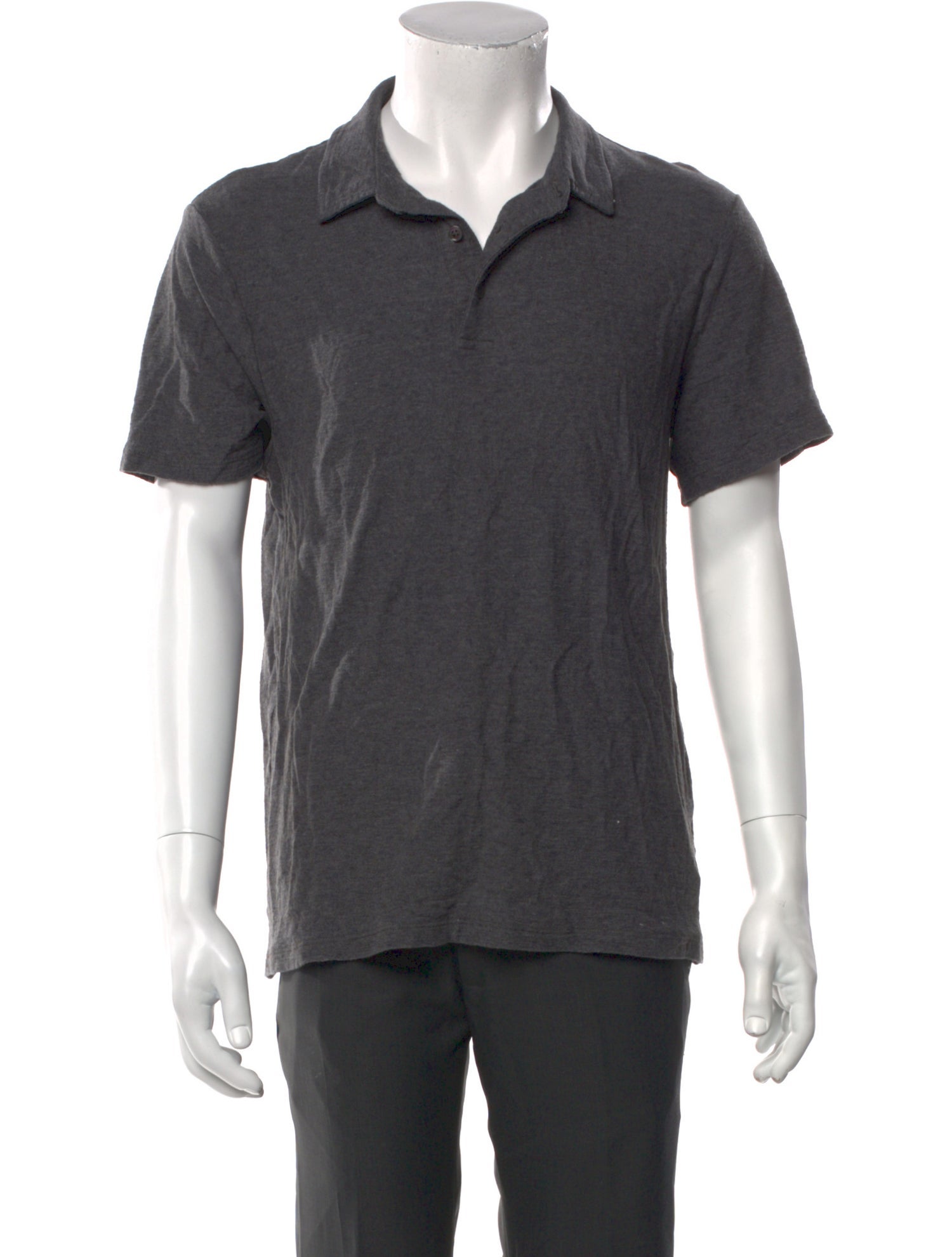 James Perse Collar Short Sleeve Polo Shirt