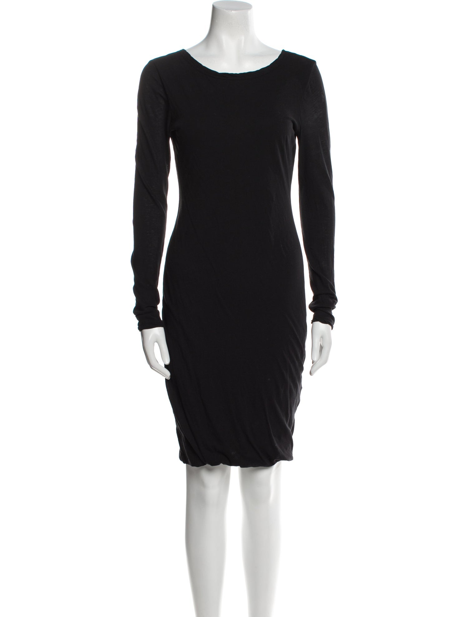 James Perse Bateau Neckline Mini Dress