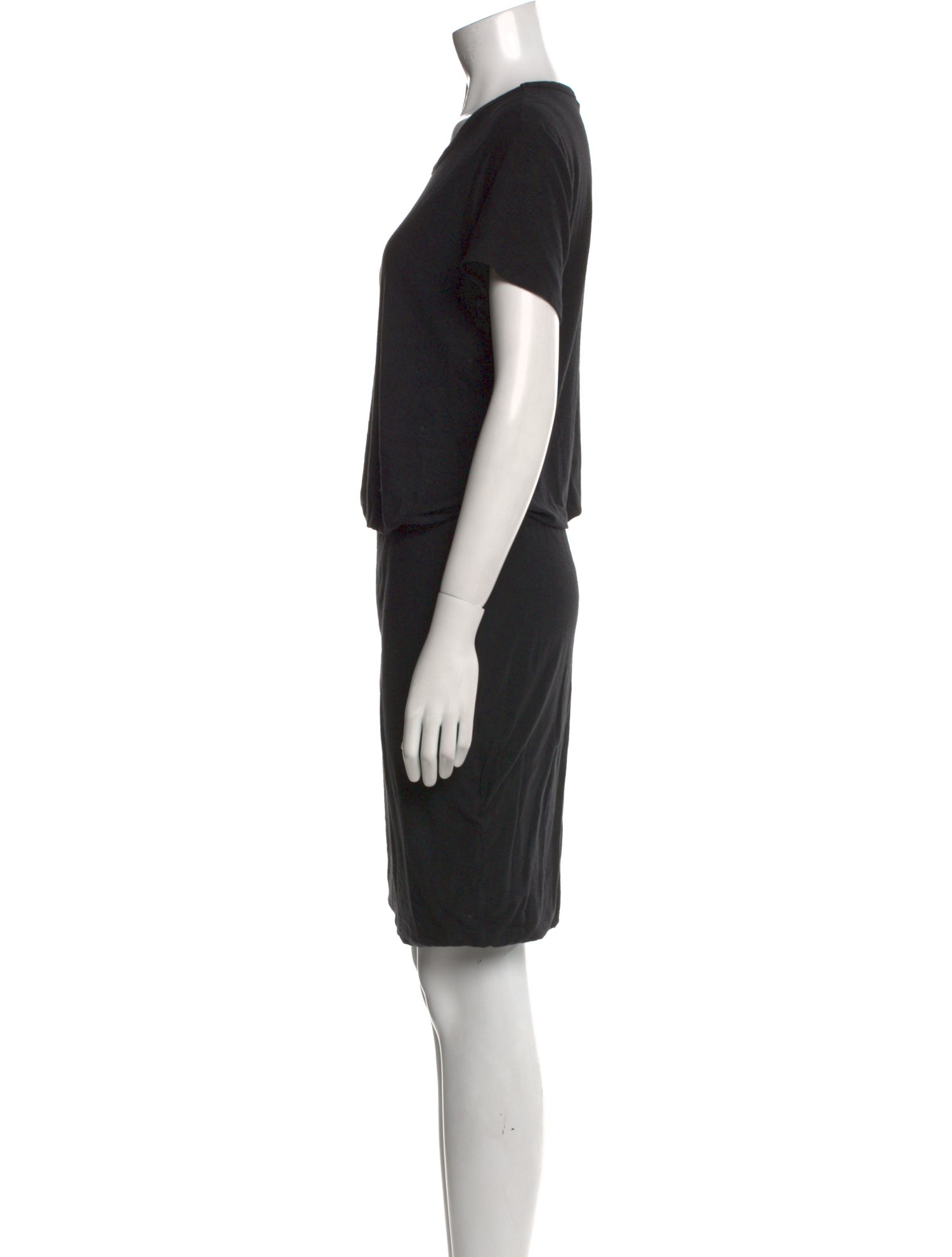James Perse Crew Neck Knee-Length Dress